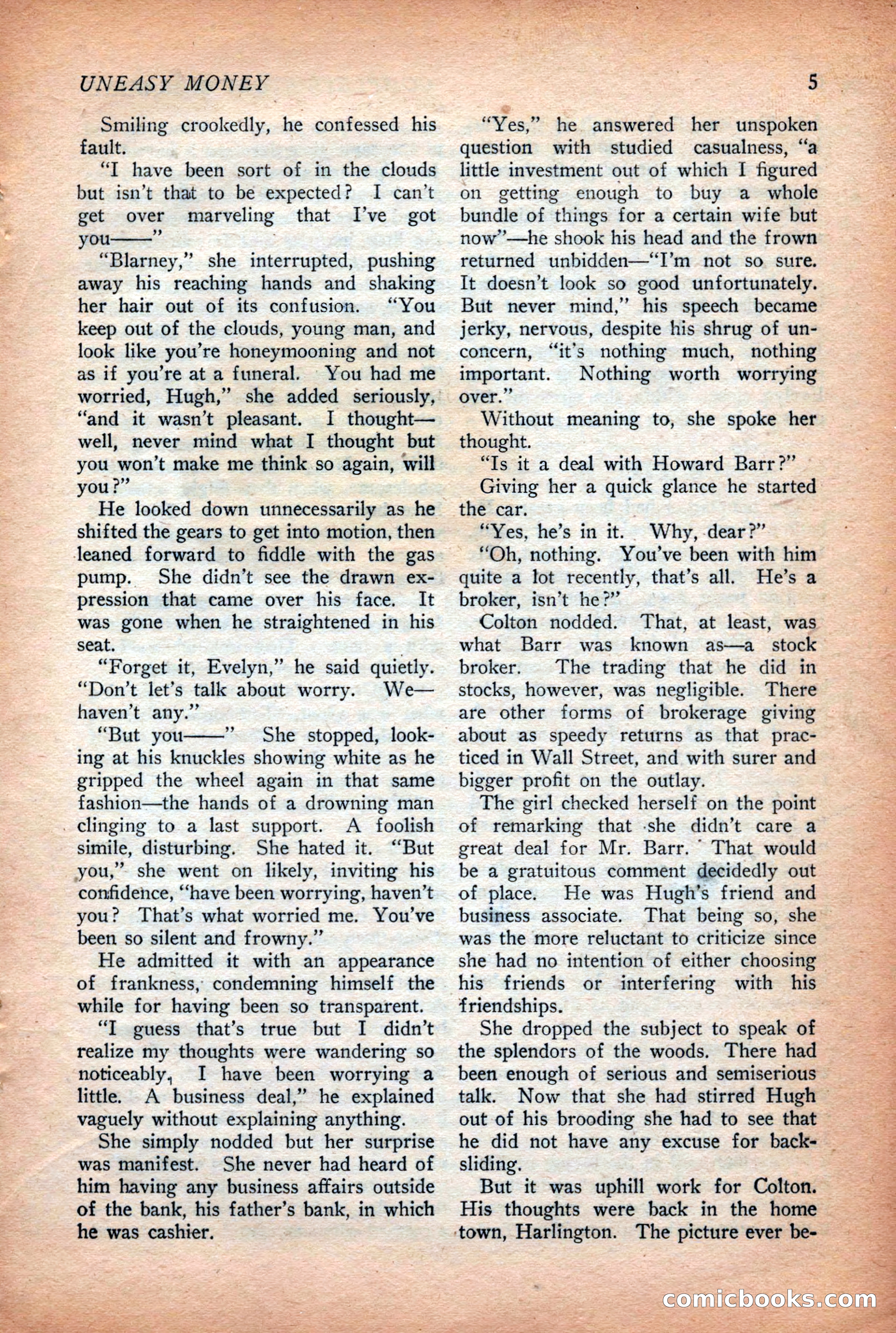 Complete Story Magazine, Vol. 4, No. 2 — page 15 of 172
