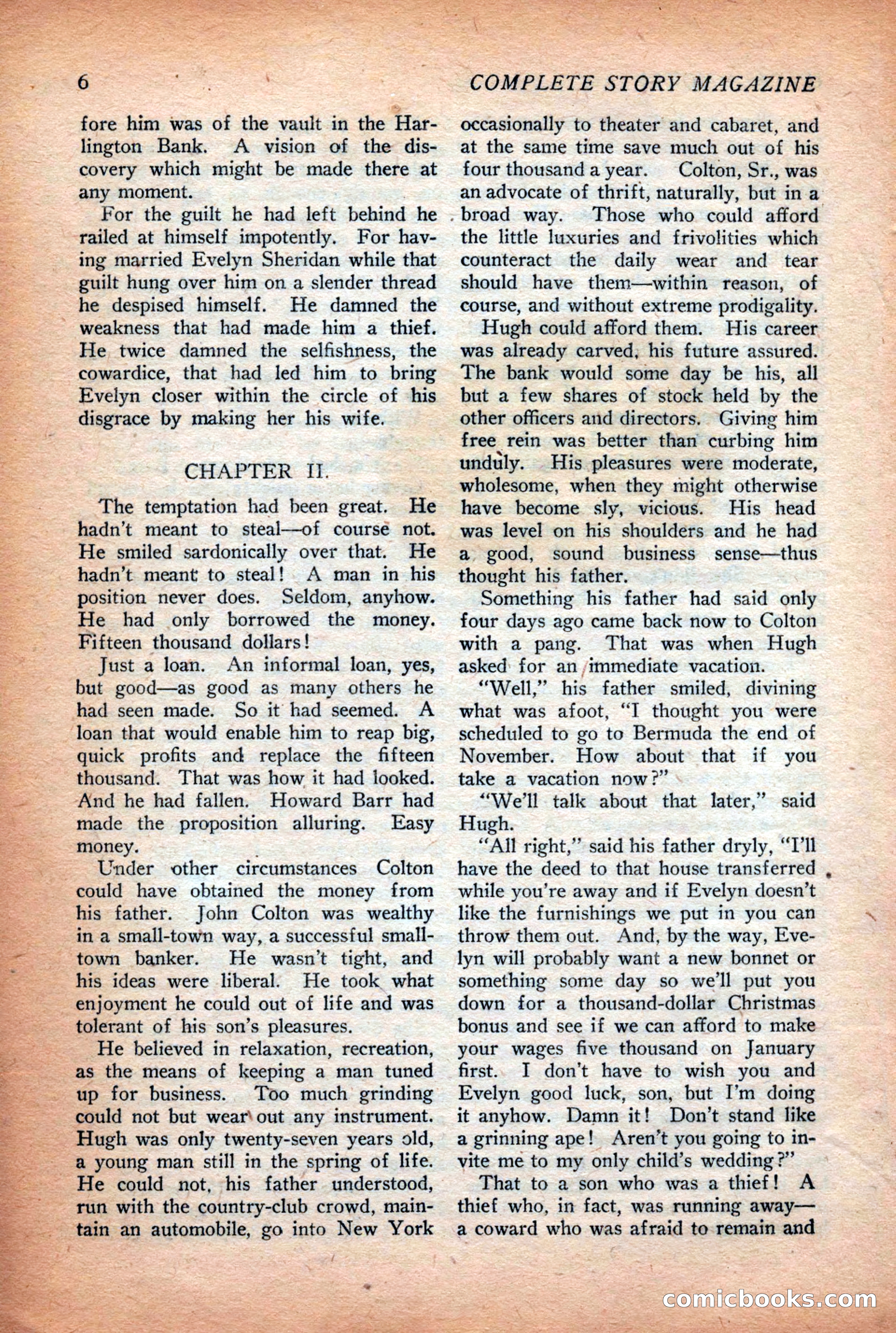 Complete Story Magazine, Vol. 4, No. 2 — page 16 of 172