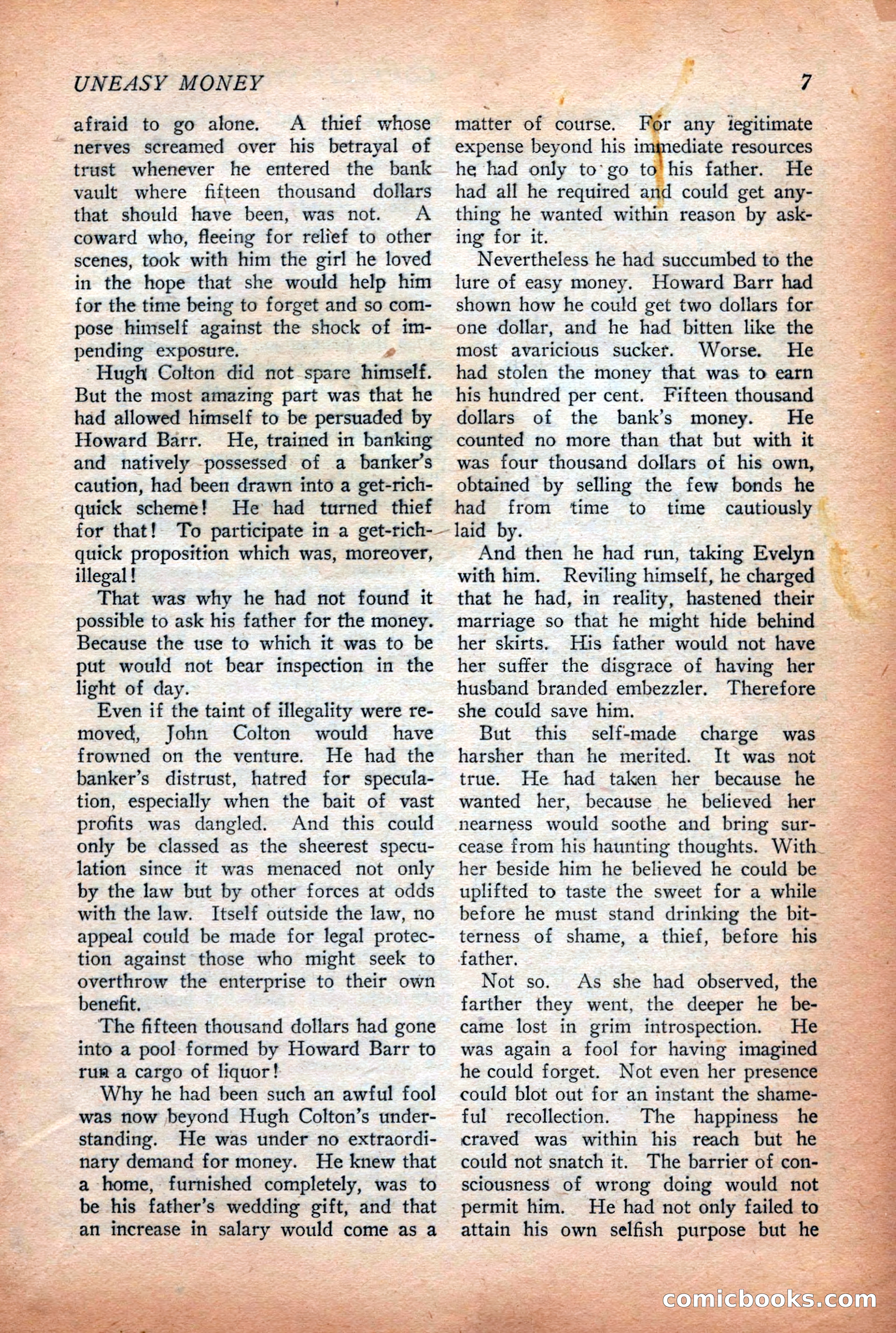 Complete Story Magazine, Vol. 4, No. 2 — page 17 of 172