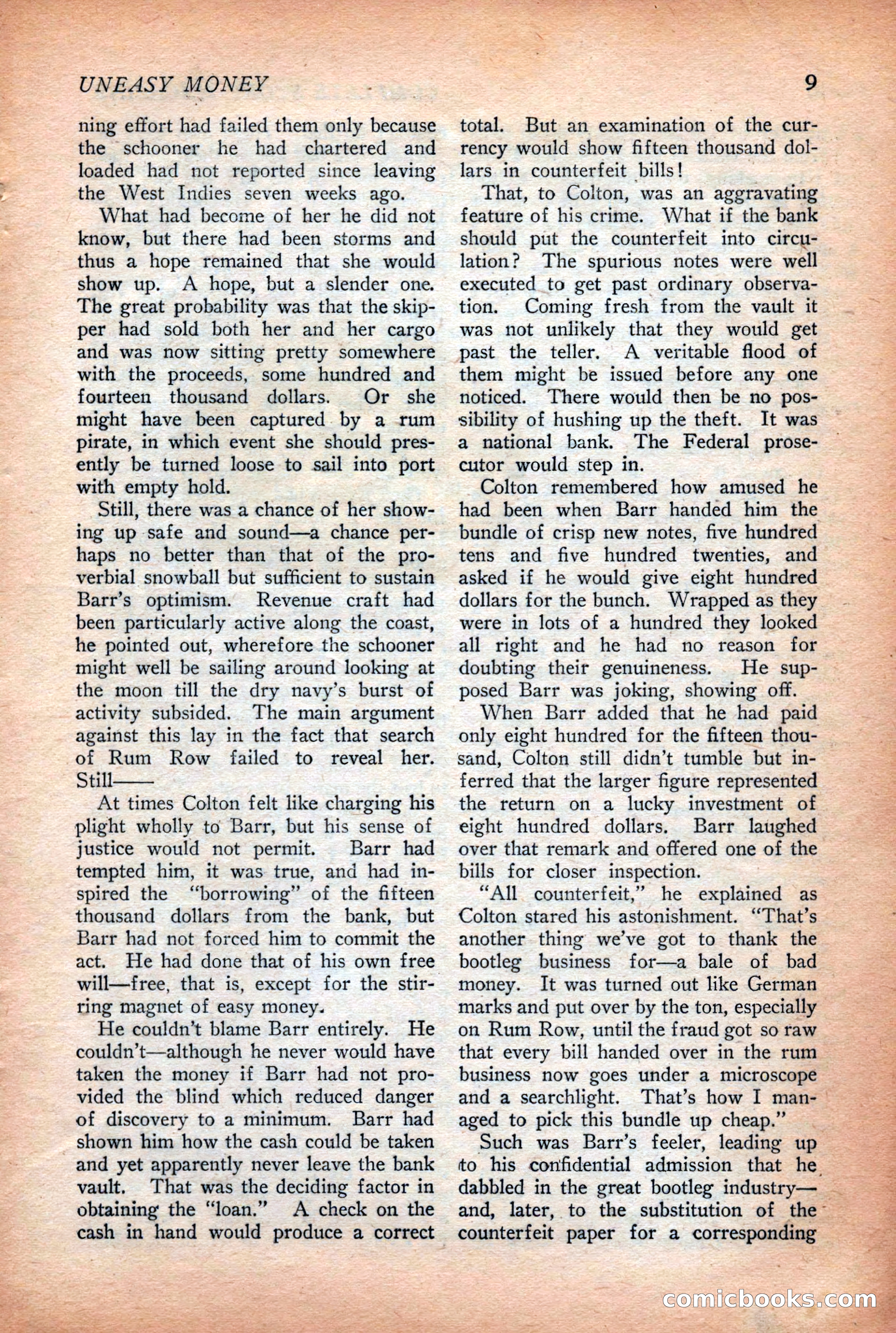 Complete Story Magazine, Vol. 4, No. 2 — page 19 of 172