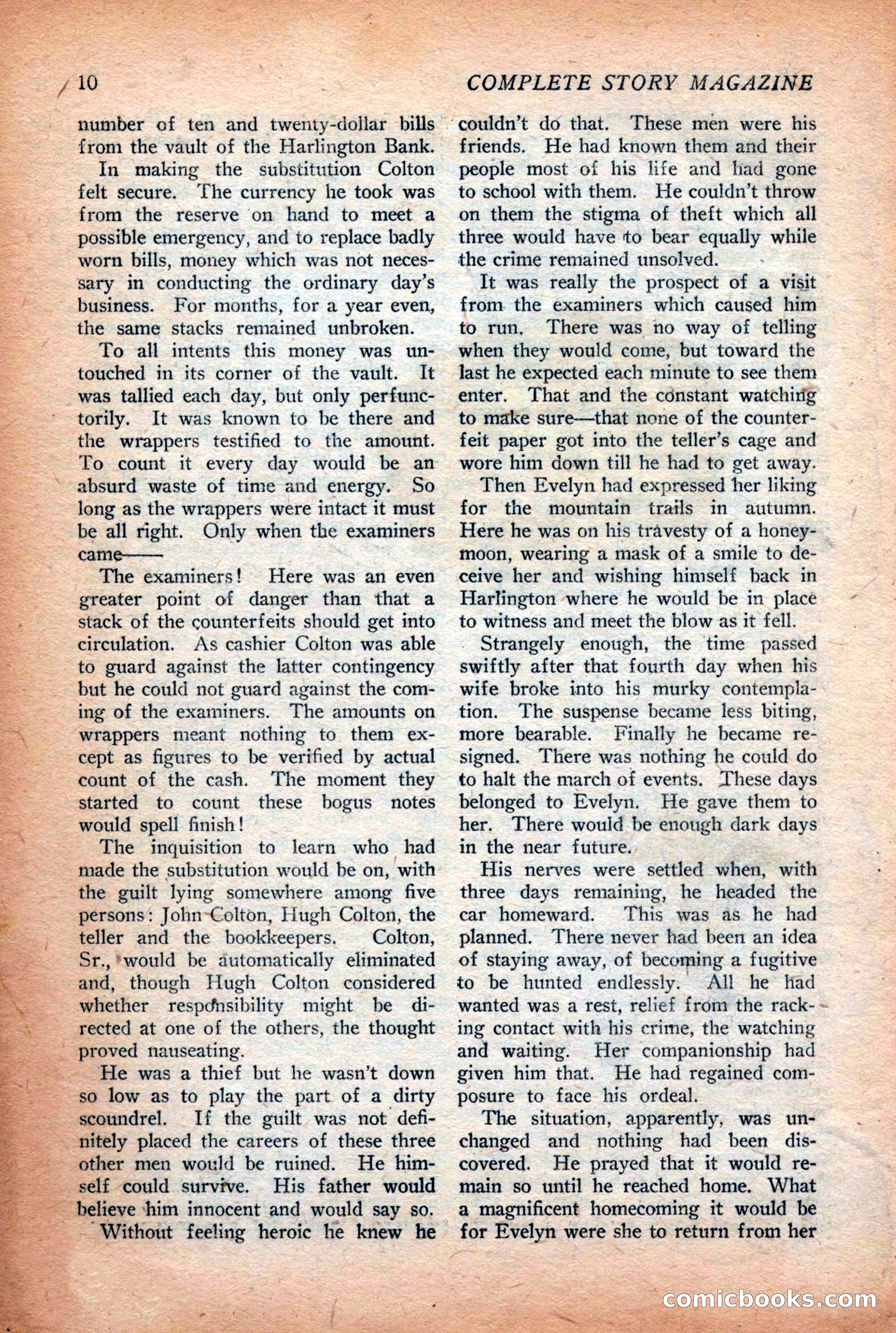 Complete Story Magazine, Vol. 4, No. 2 — page 20 of 172