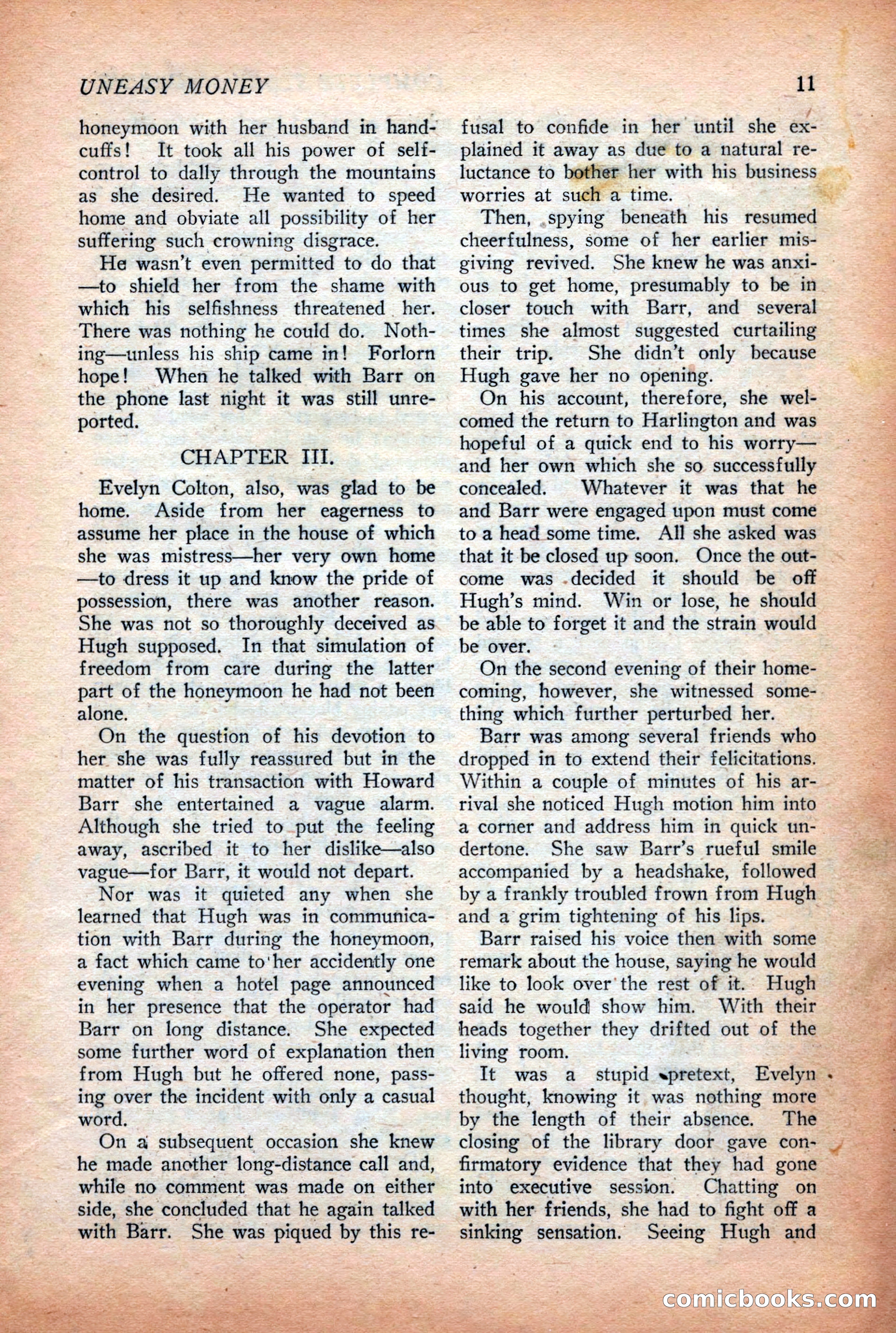 Complete Story Magazine, Vol. 4, No. 2 — page 21 of 172