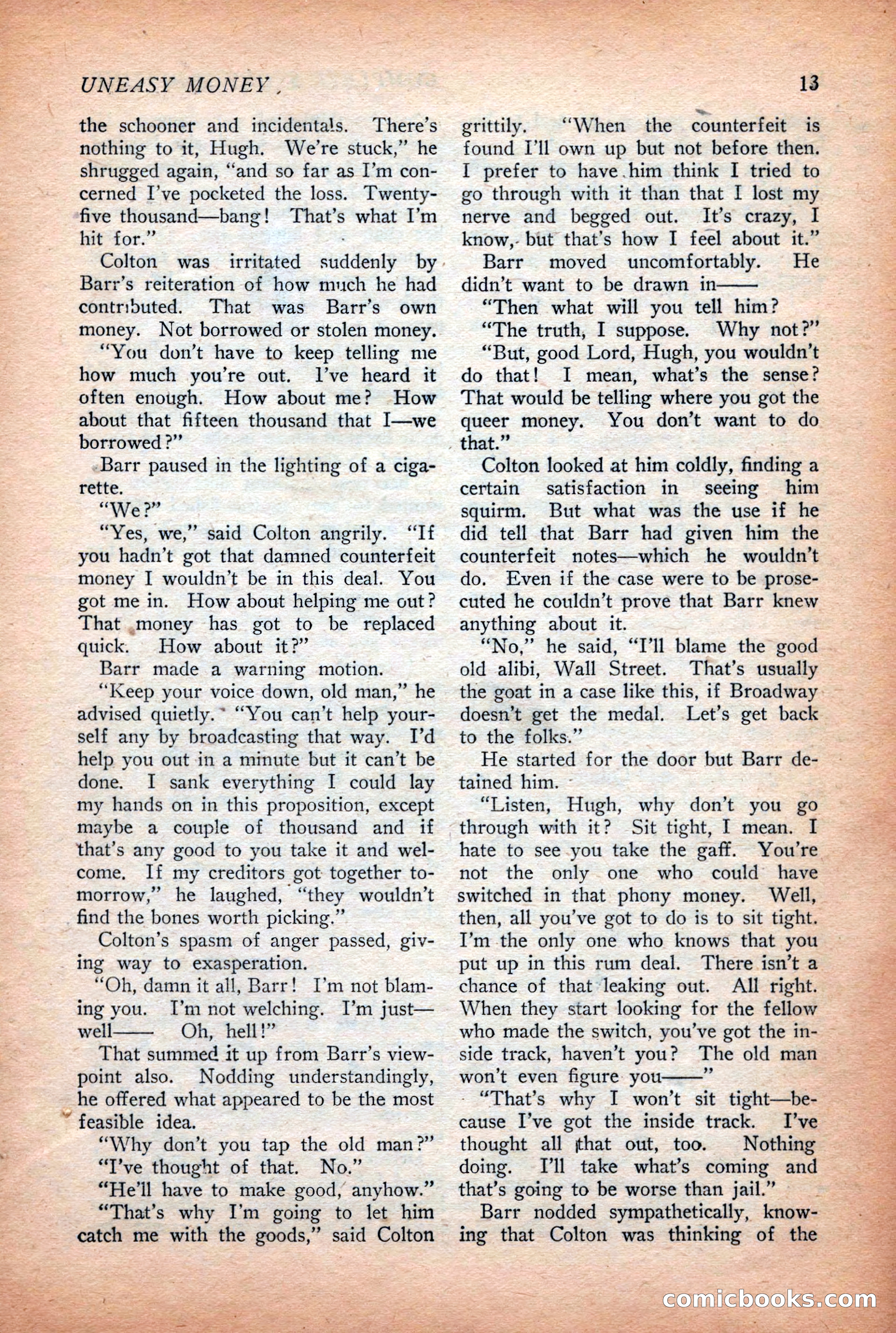 Complete Story Magazine, Vol. 4, No. 2 — page 23 of 172