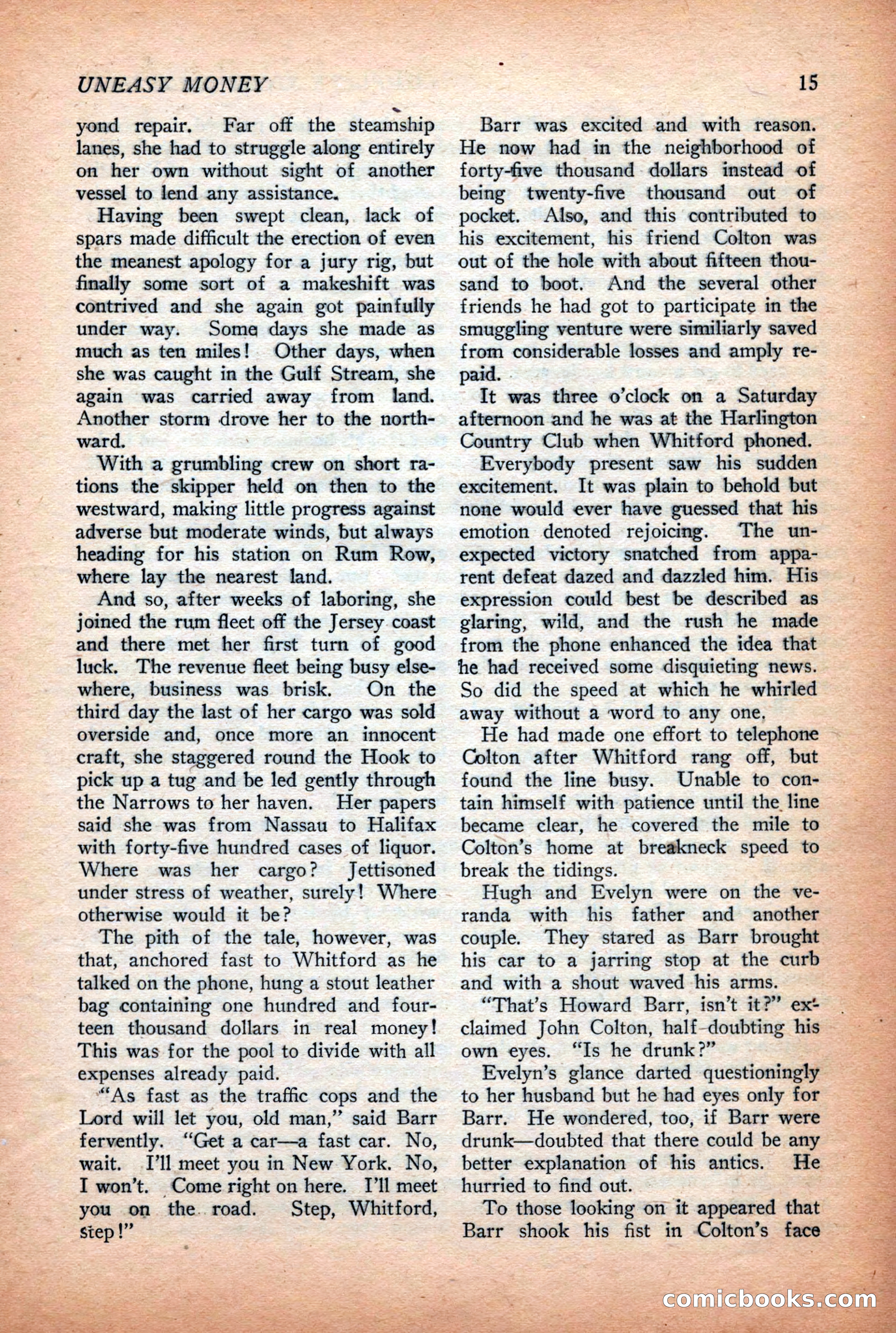 Complete Story Magazine, Vol. 4, No. 2 — page 25 of 172