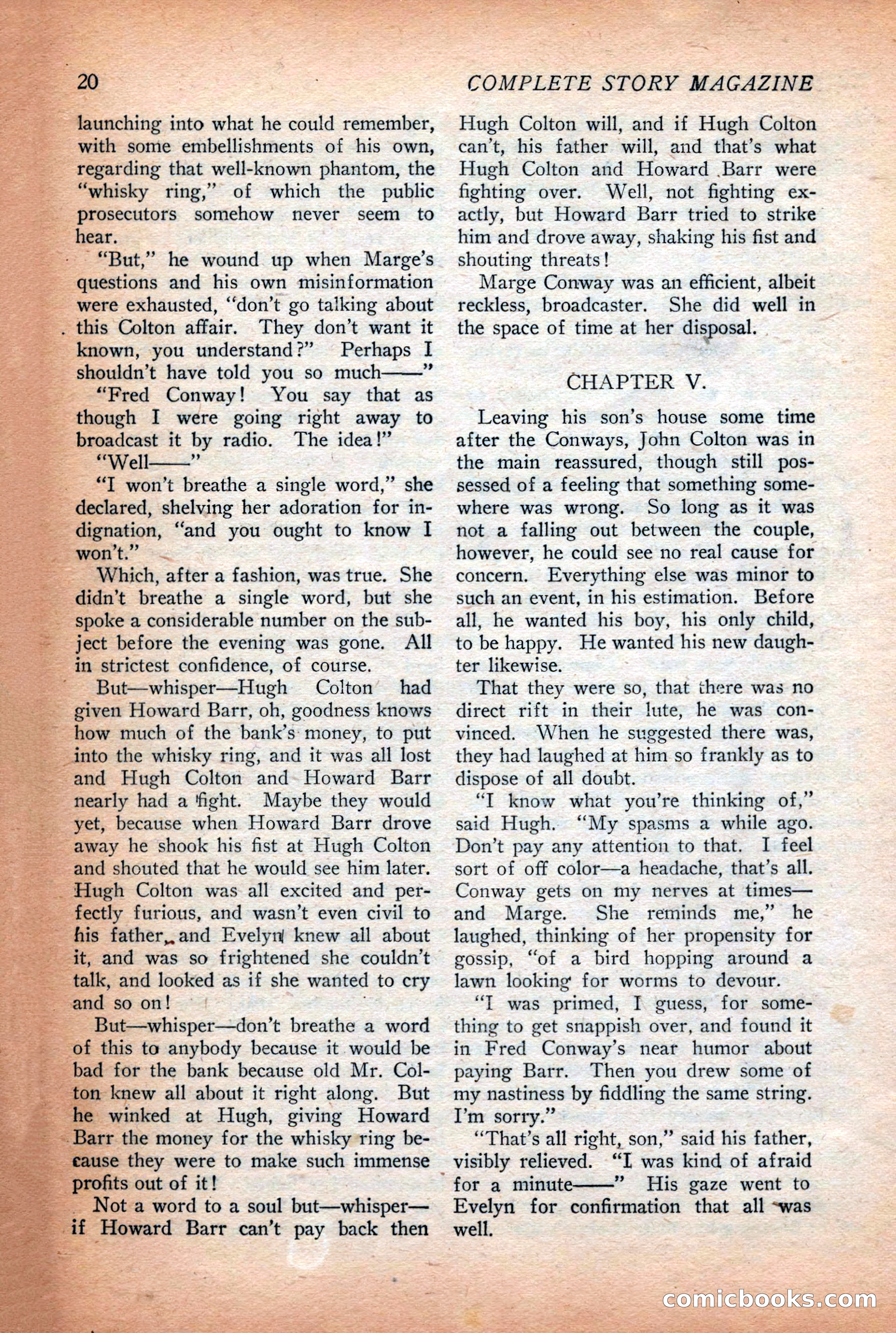 Complete Story Magazine, Vol. 4, No. 2 — page 30 of 172