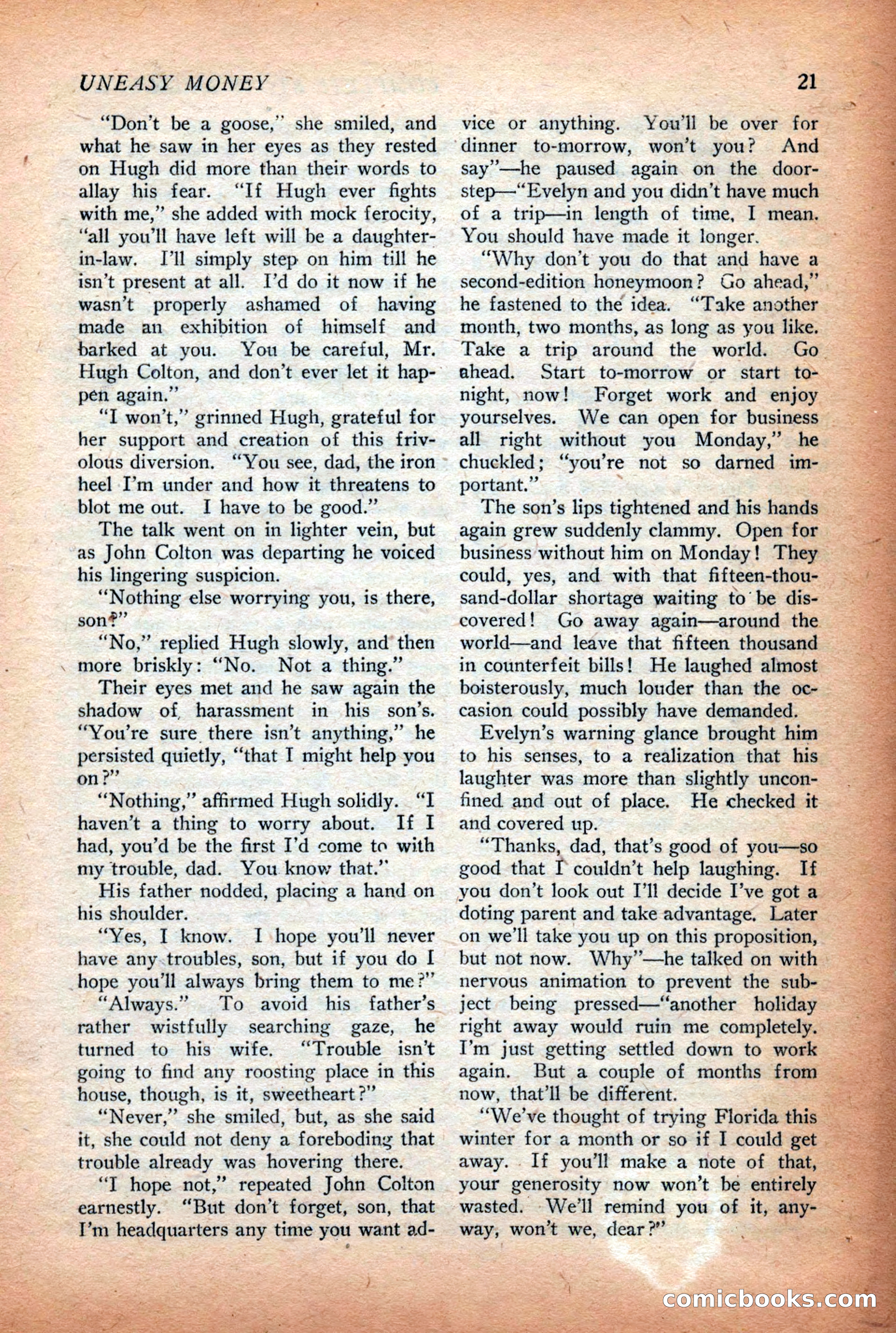 Complete Story Magazine, Vol. 4, No. 2 — page 31 of 172