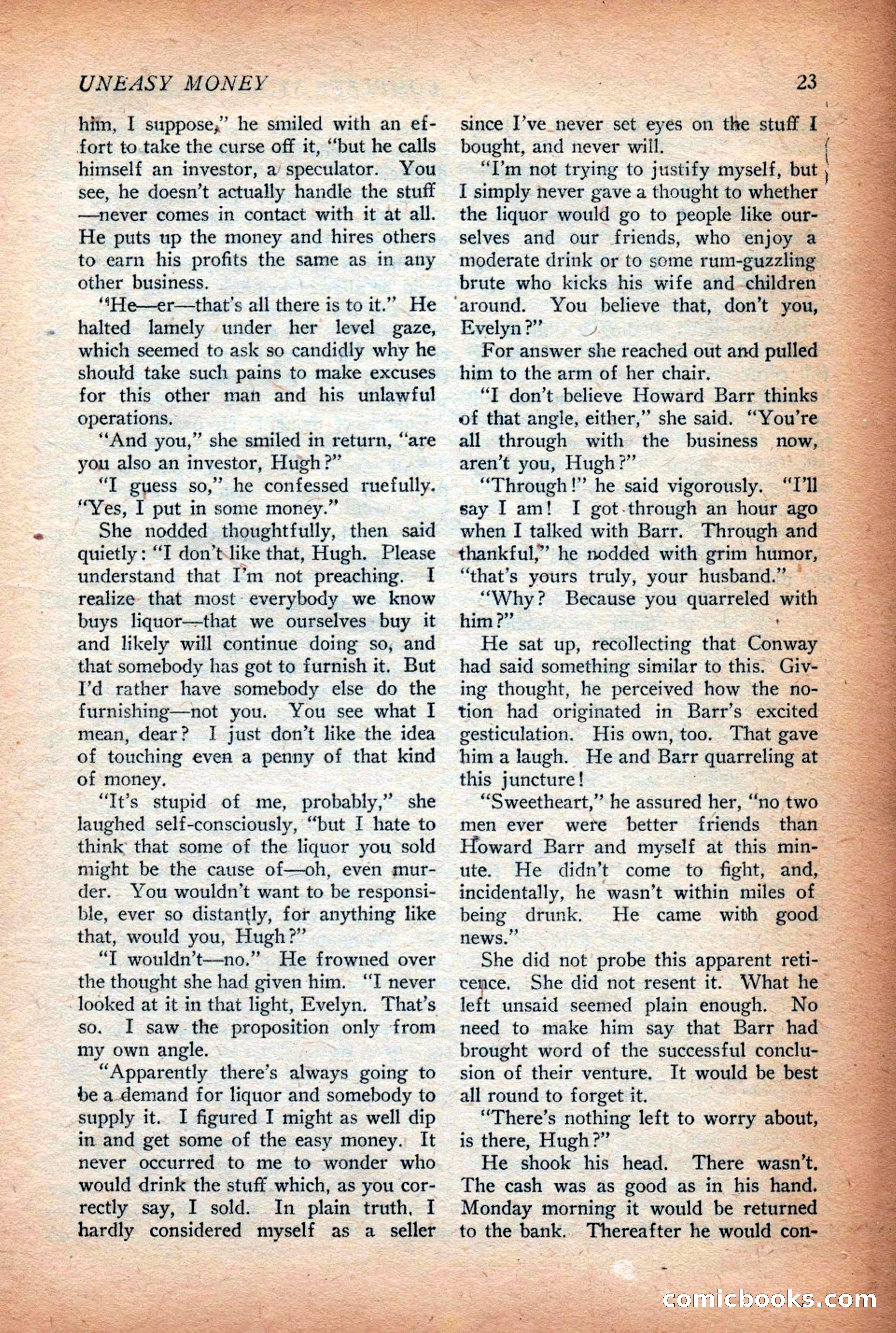 Complete Story Magazine, Vol. 4, No. 2 — page 33 of 172