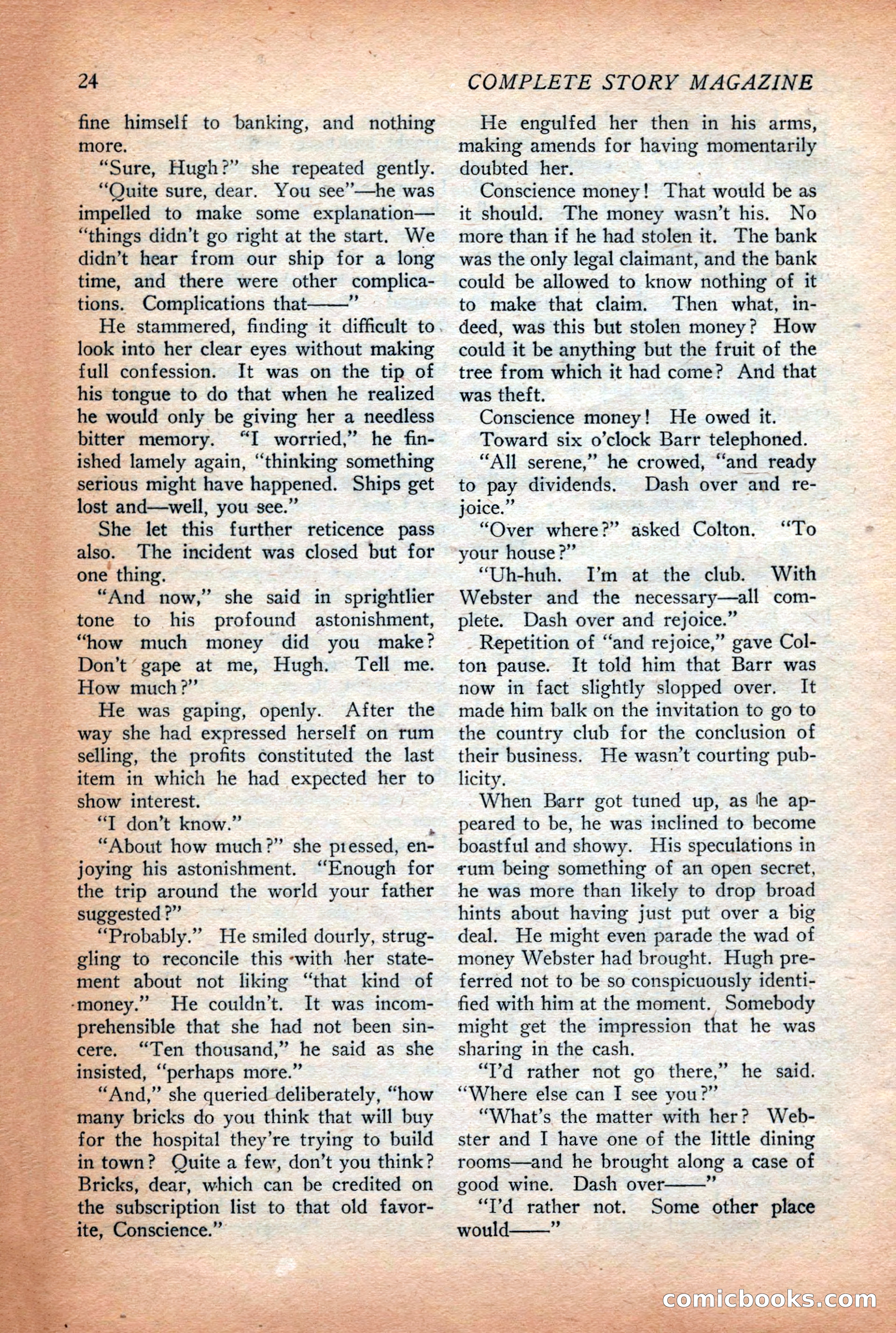 Complete Story Magazine, Vol. 4, No. 2 — page 34 of 172