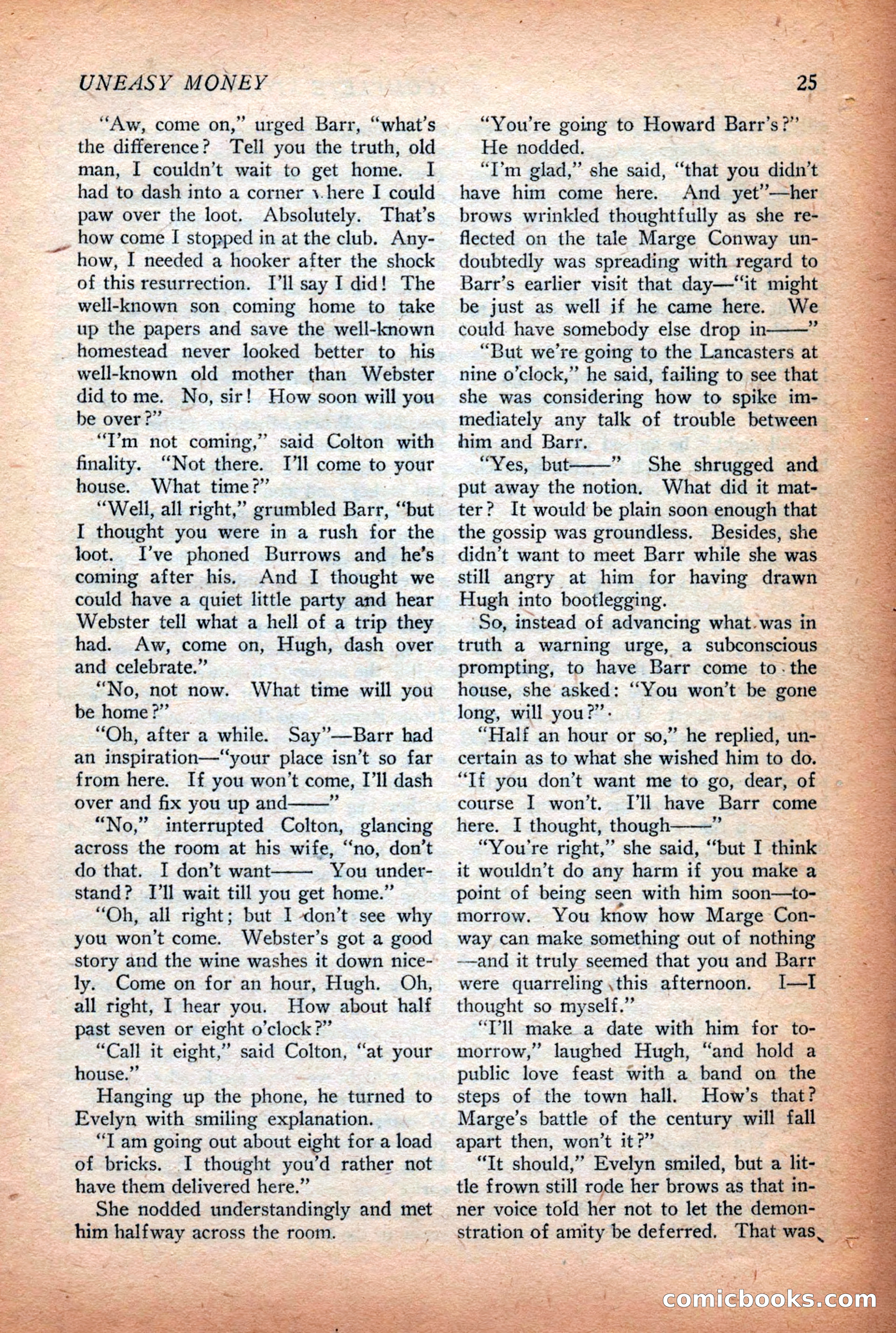Complete Story Magazine, Vol. 4, No. 2 — page 35 of 172