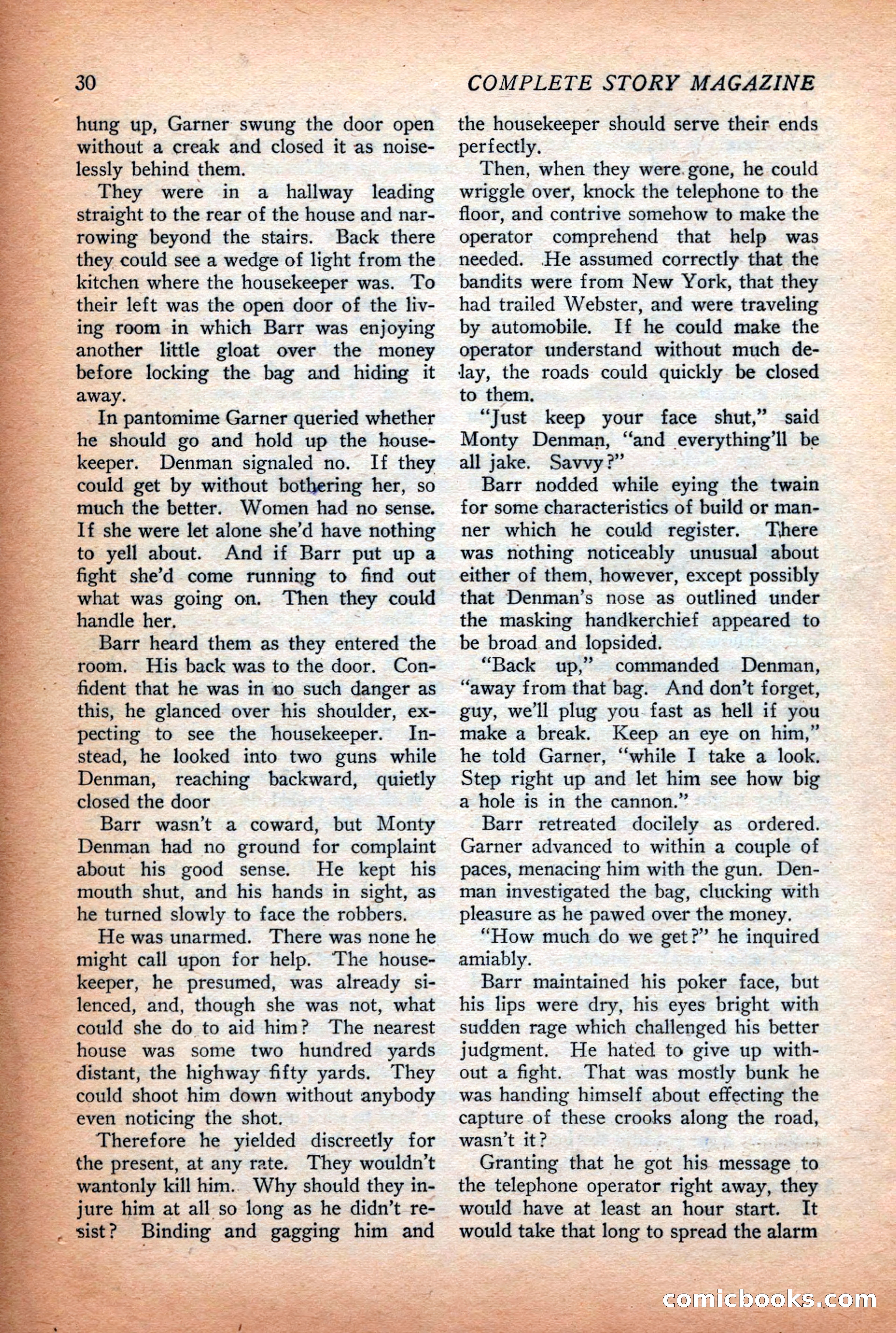 Complete Story Magazine, Vol. 4, No. 2 — page 40 of 172