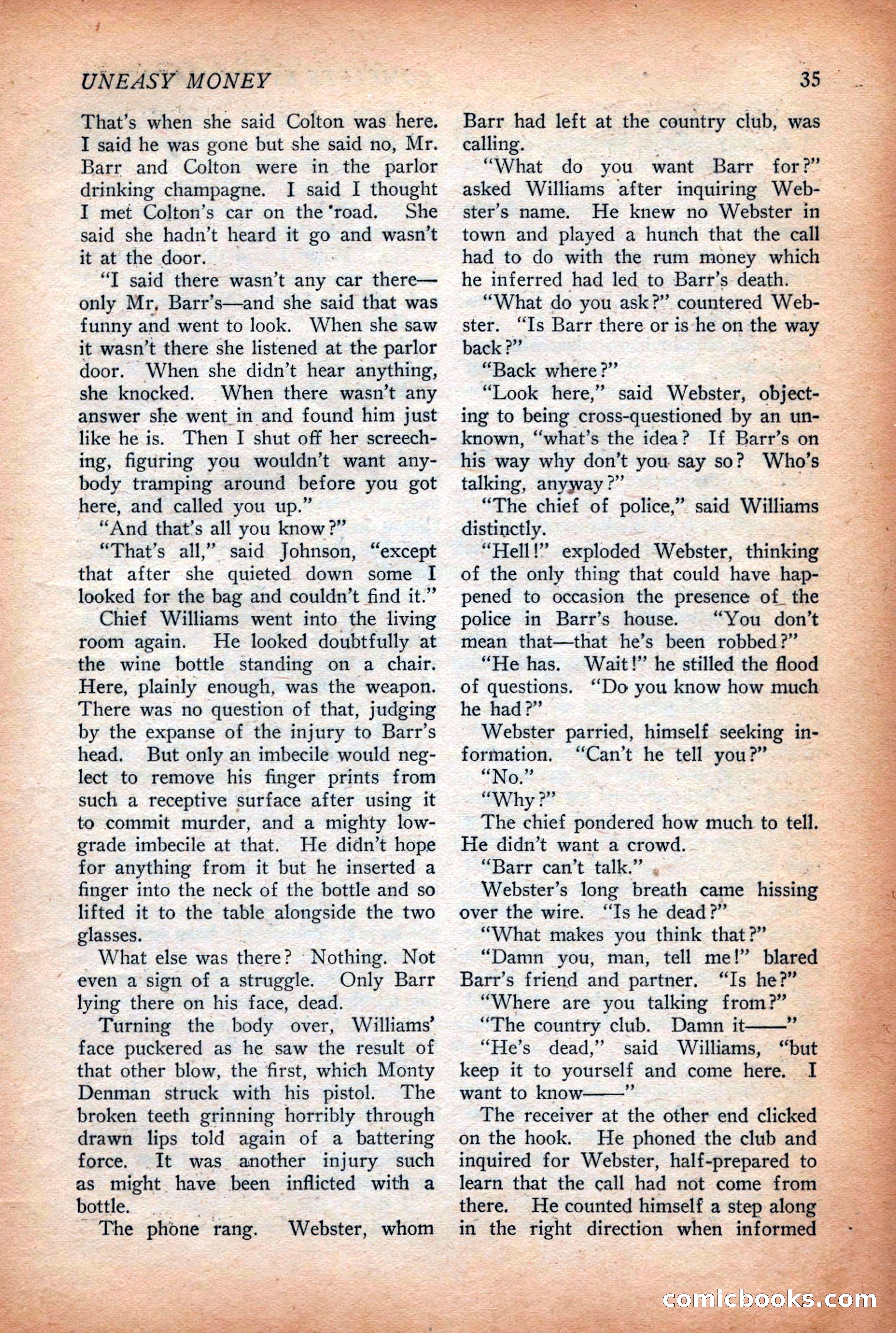 Complete Story Magazine, Vol. 4, No. 2 — page 45 of 172