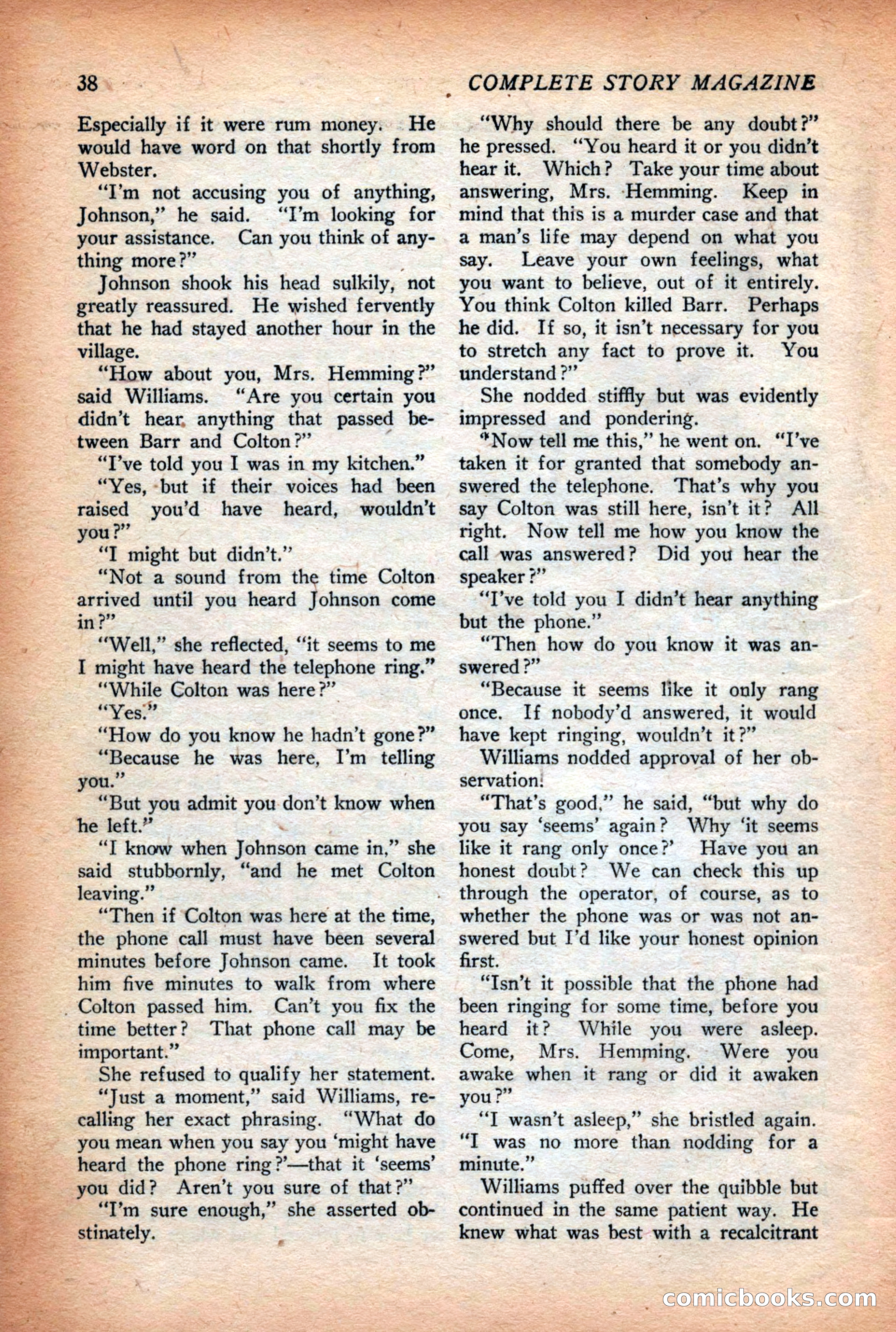 Complete Story Magazine, Vol. 4, No. 2 — page 48 of 172