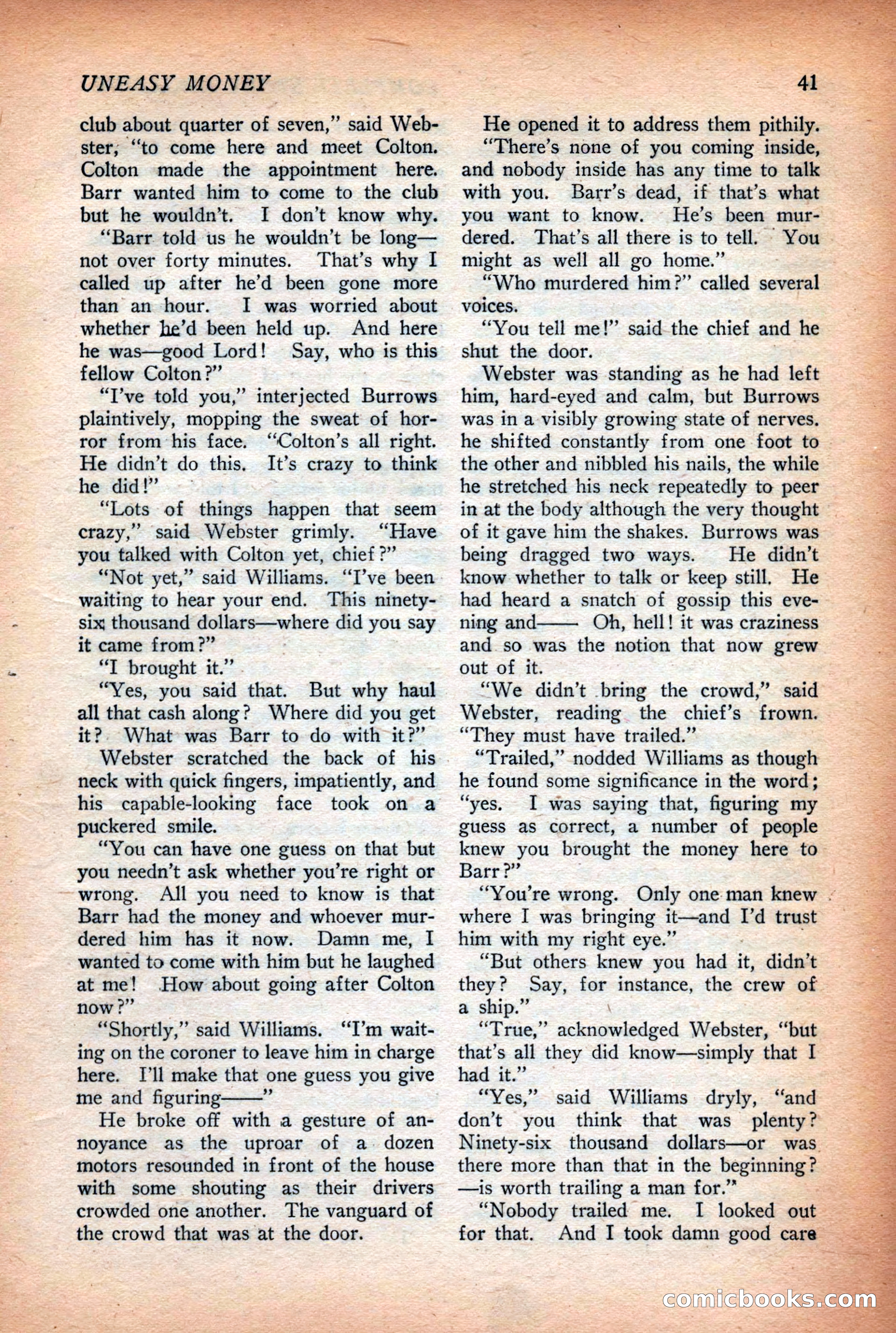 Complete Story Magazine, Vol. 4, No. 2 — page 51 of 172