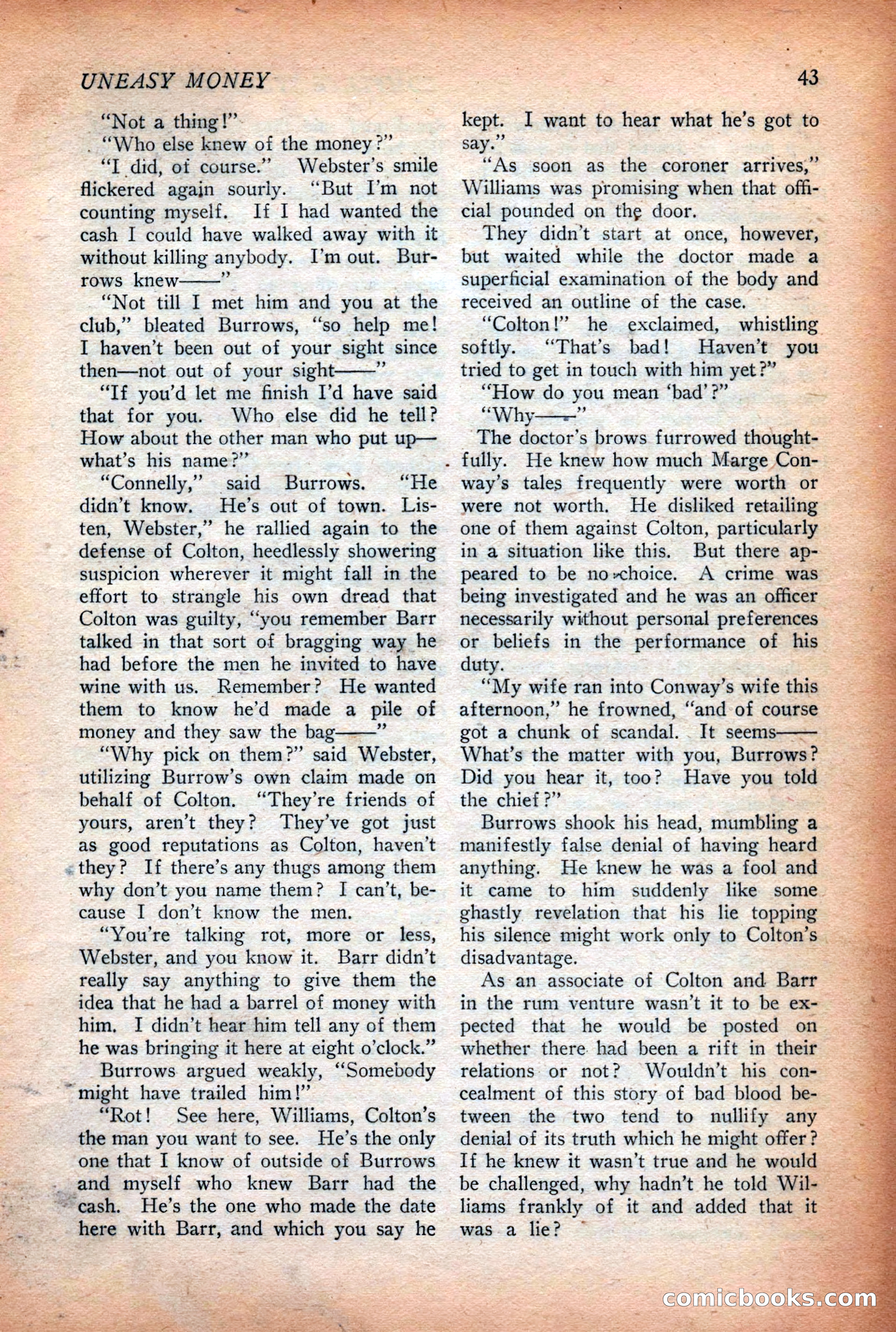 Complete Story Magazine, Vol. 4, No. 2 — page 53 of 172