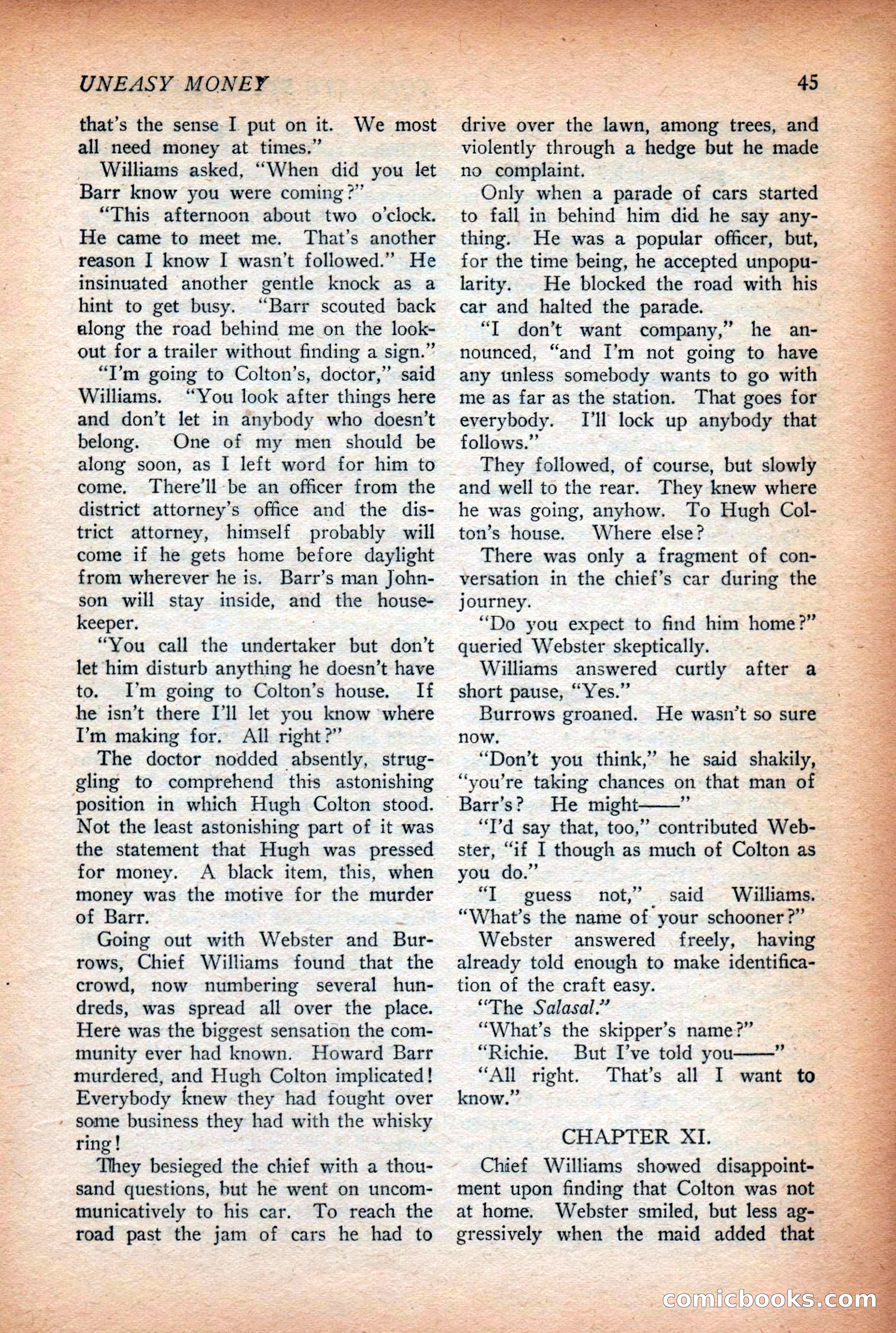 Complete Story Magazine, Vol. 4, No. 2 — page 55 of 172