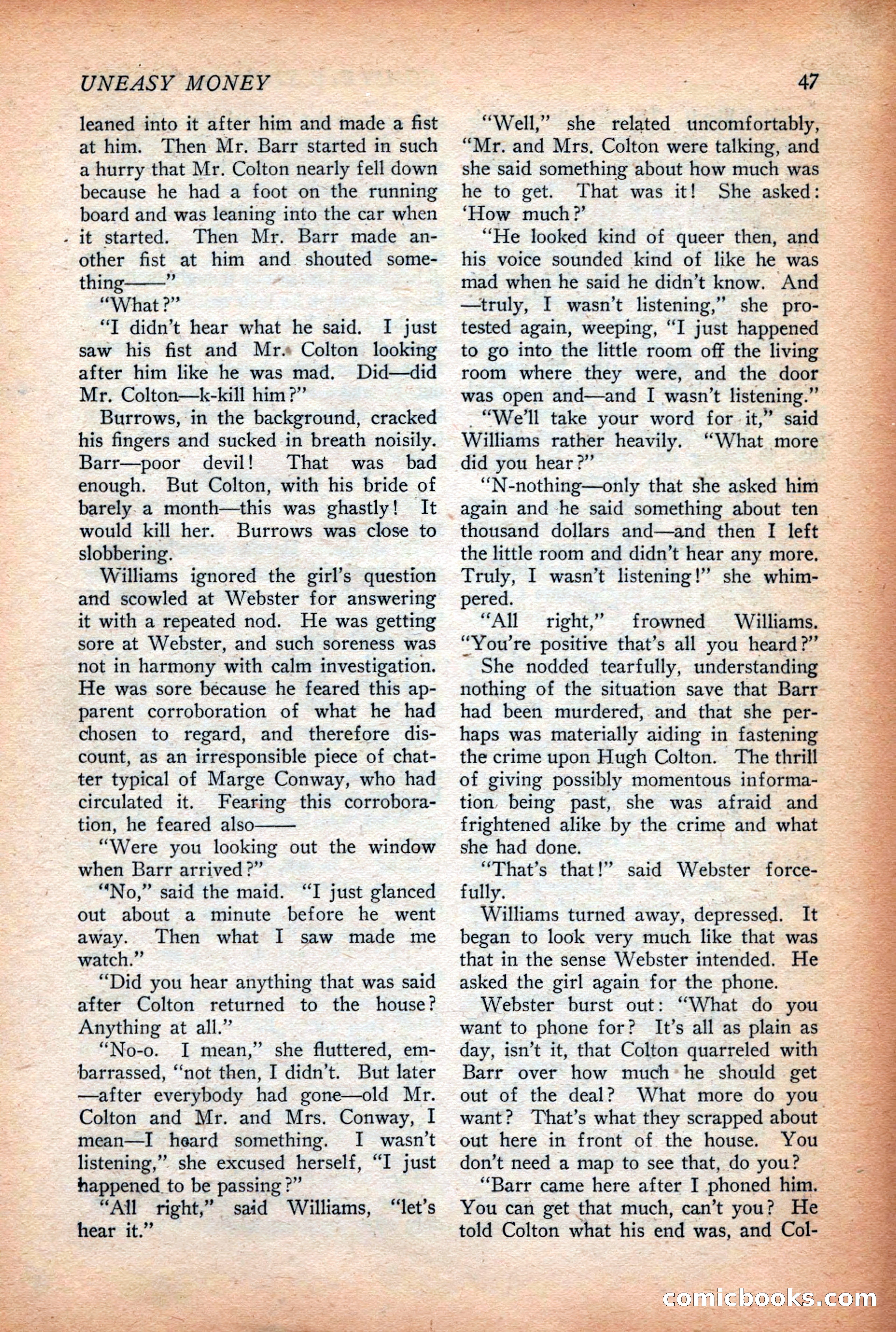 Complete Story Magazine, Vol. 4, No. 2 — page 57 of 172