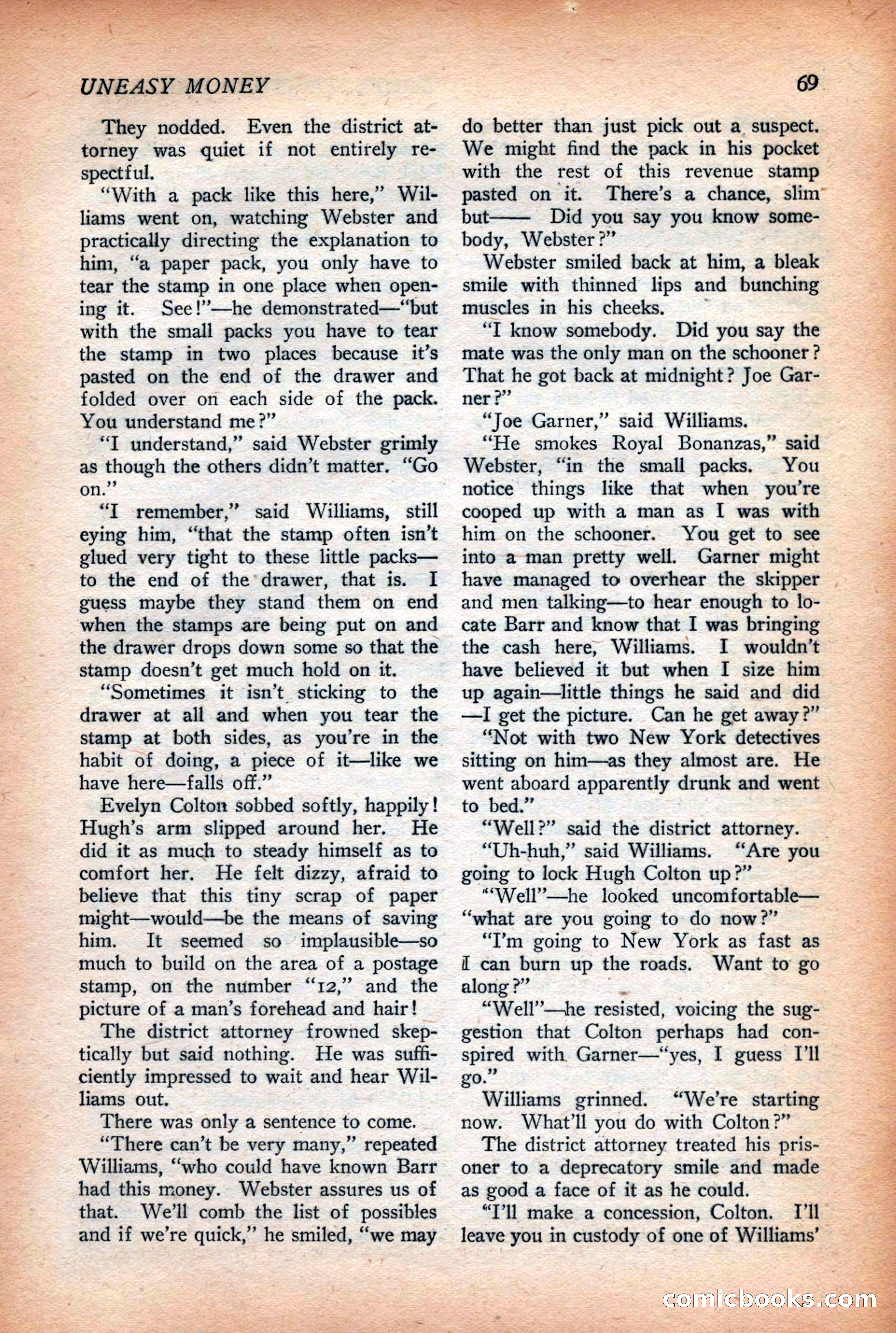 Complete Story Magazine, Vol. 4, No. 2 — page 79 of 172
