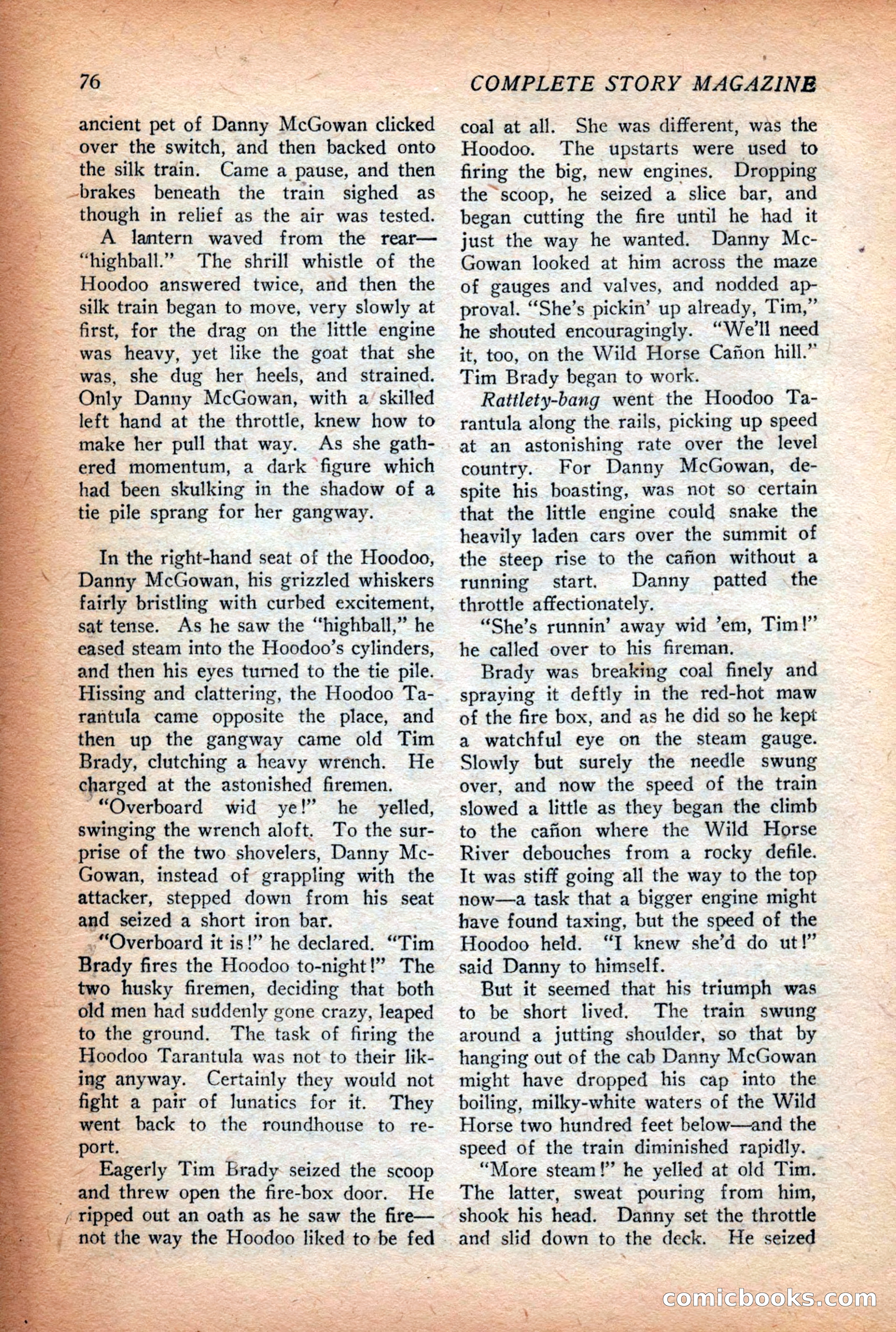 Complete Story Magazine, Vol. 4, No. 2 — page 86 of 172