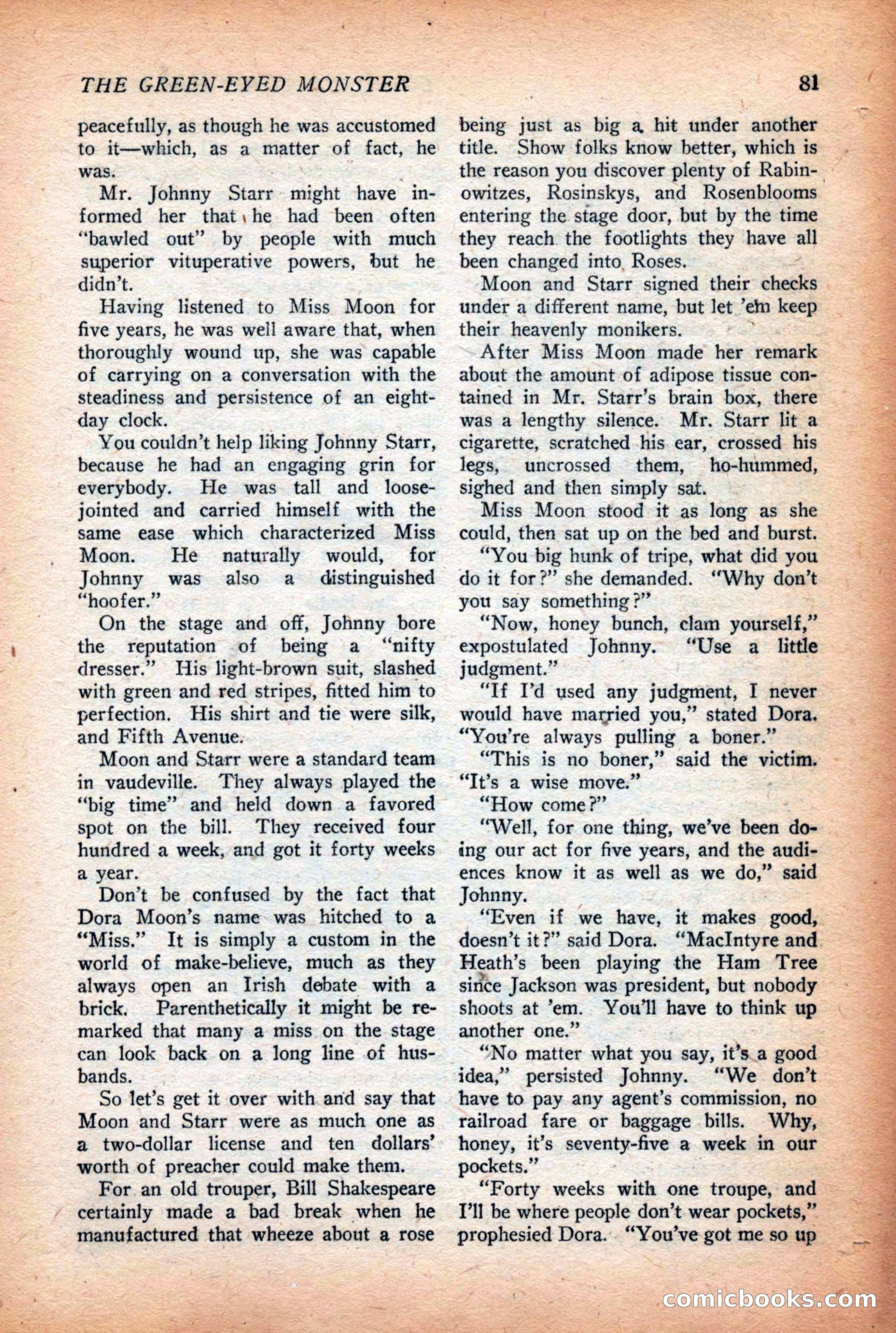 Complete Story Magazine, Vol. 4, No. 2 — page 91 of 172