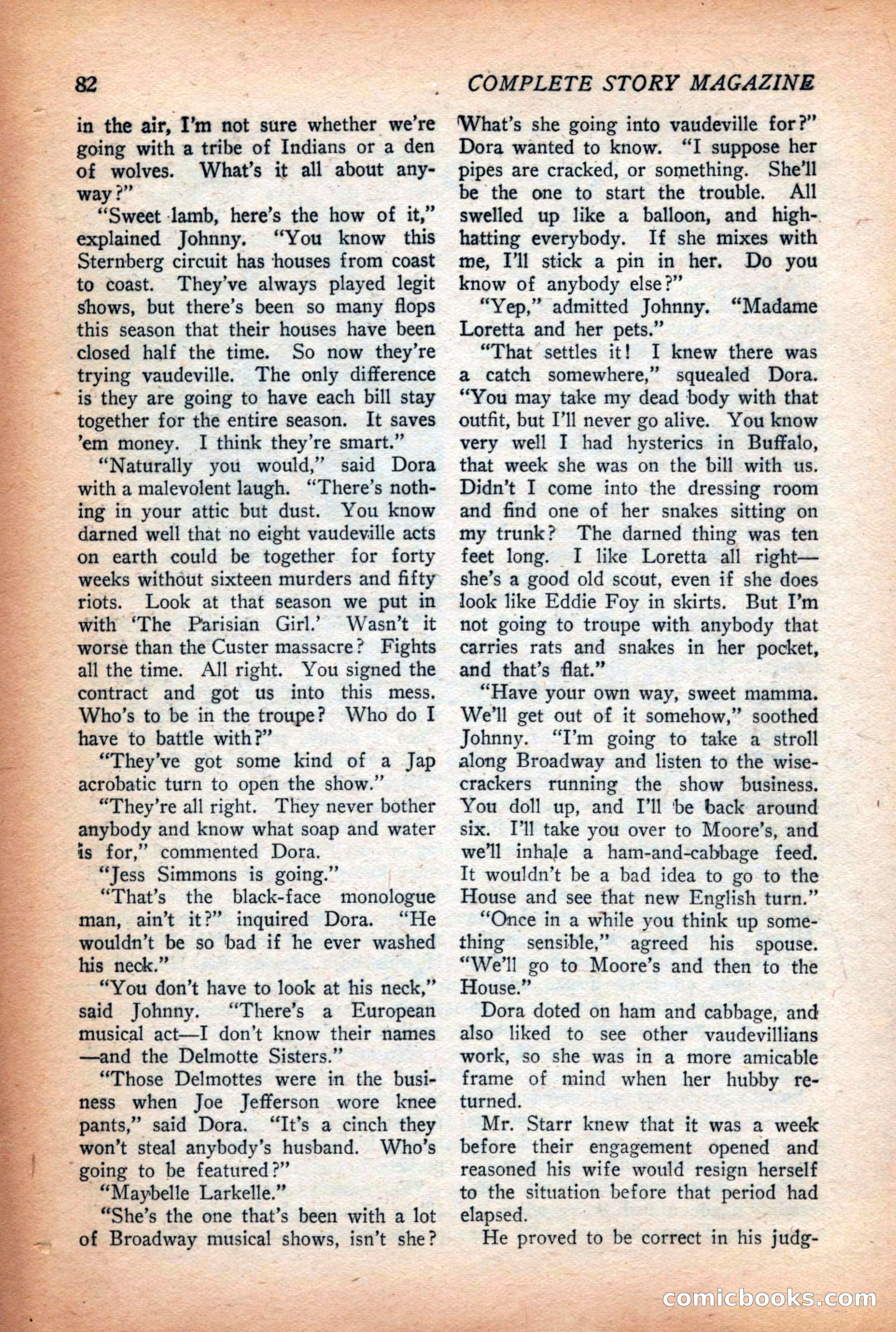 Complete Story Magazine, Vol. 4, No. 2 — page 92 of 172