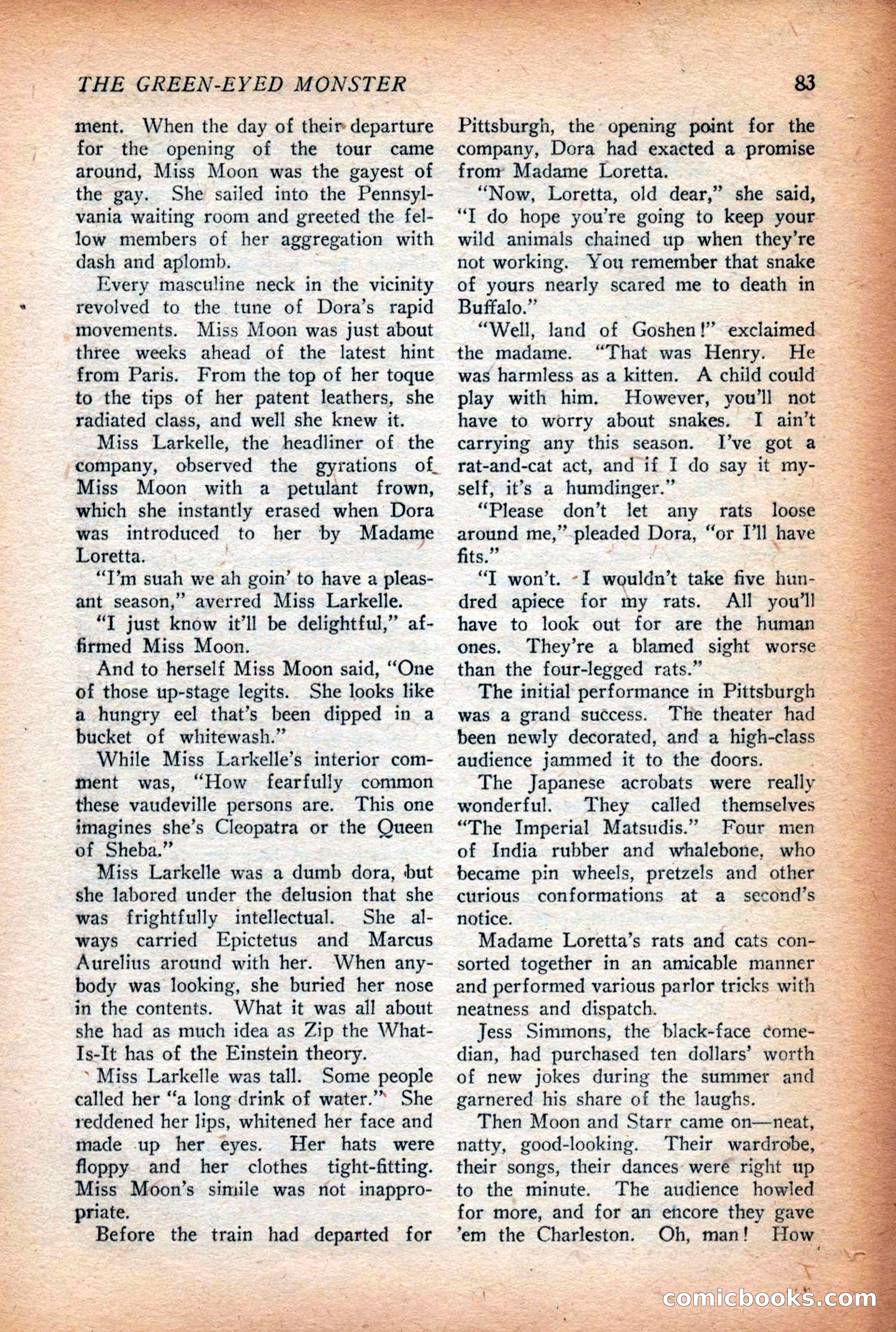 Complete Story Magazine, Vol. 4, No. 2 — page 93 of 172