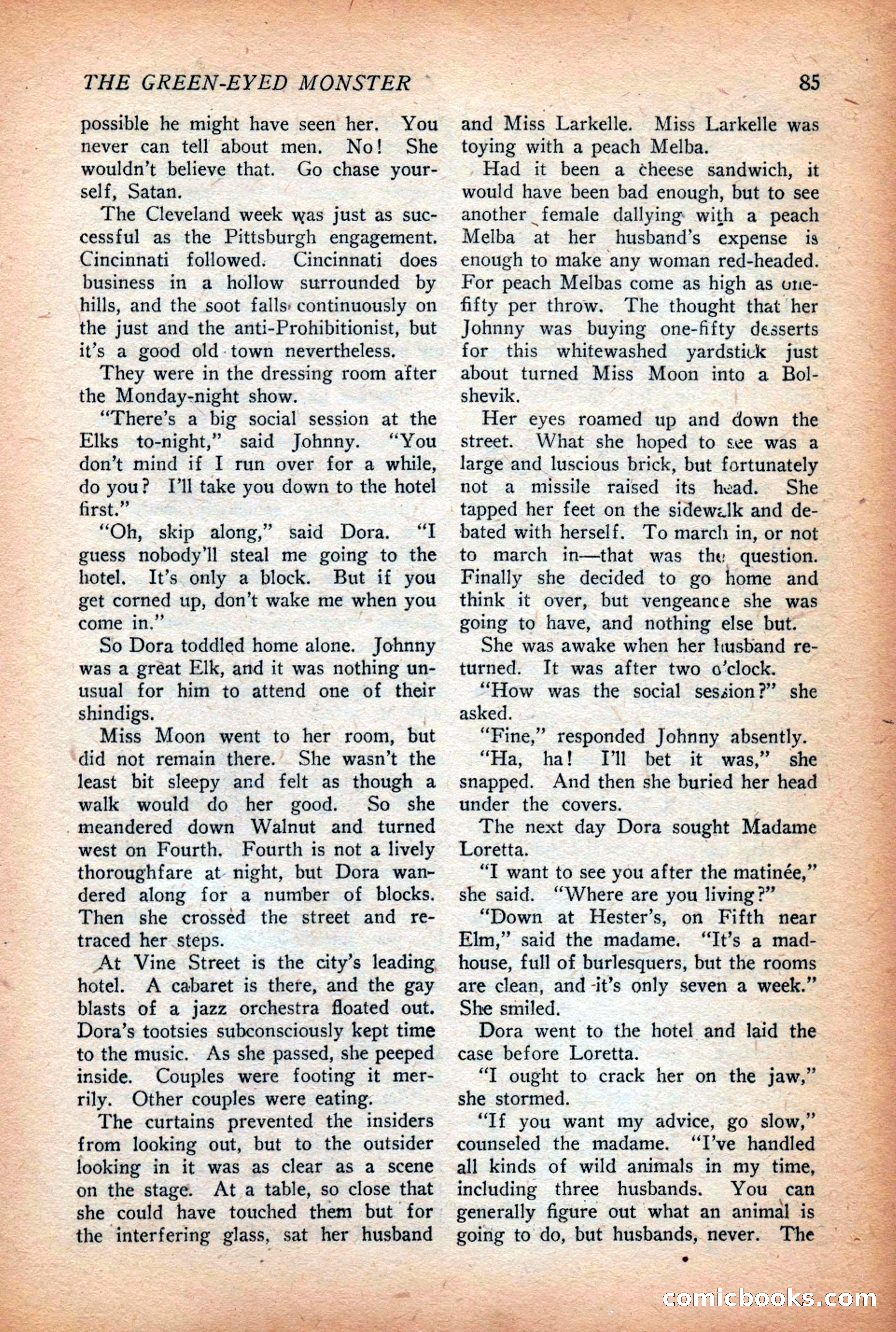 Complete Story Magazine, Vol. 4, No. 2 — page 95 of 172