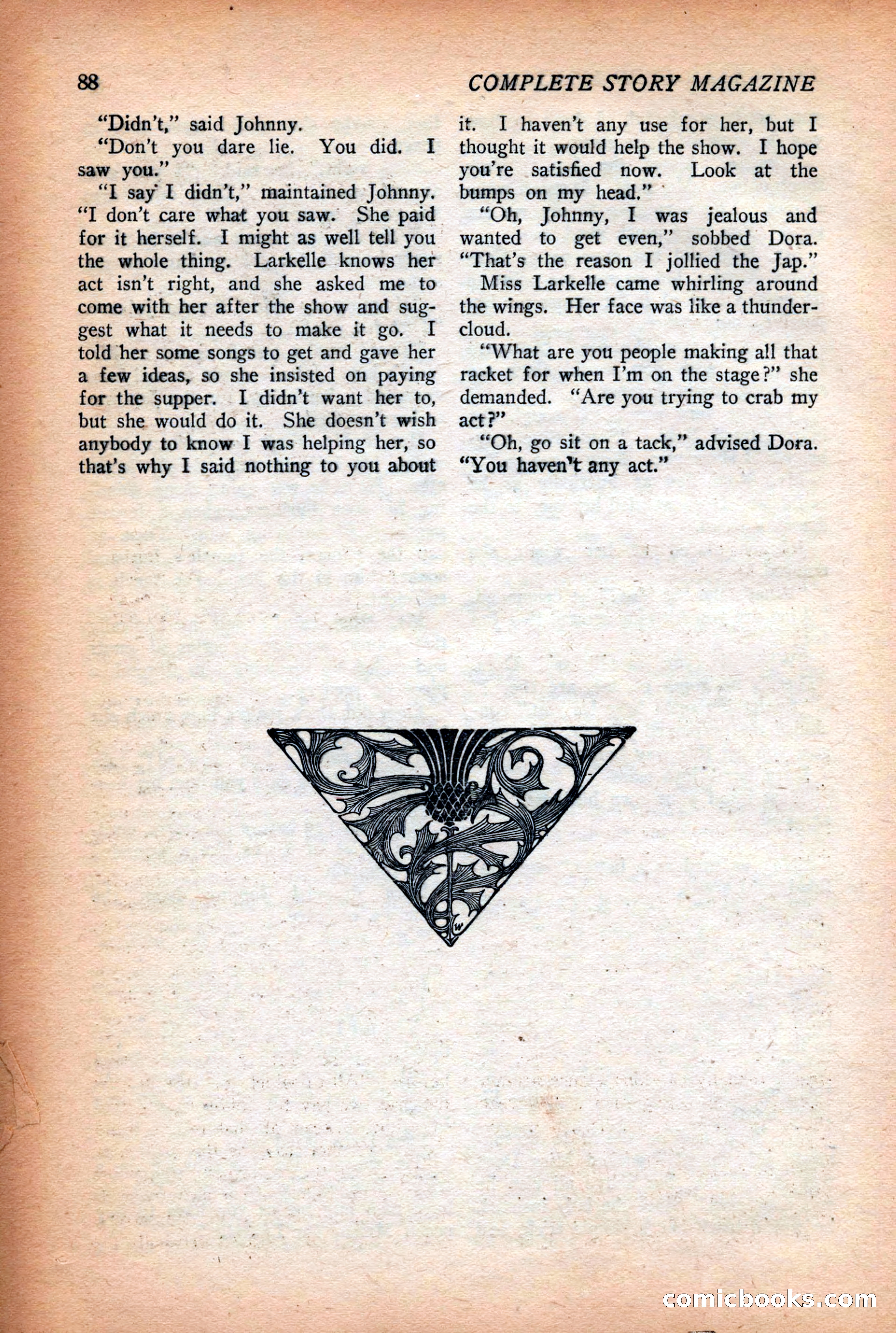 Complete Story Magazine, Vol. 4, No. 2 — page 98 of 172