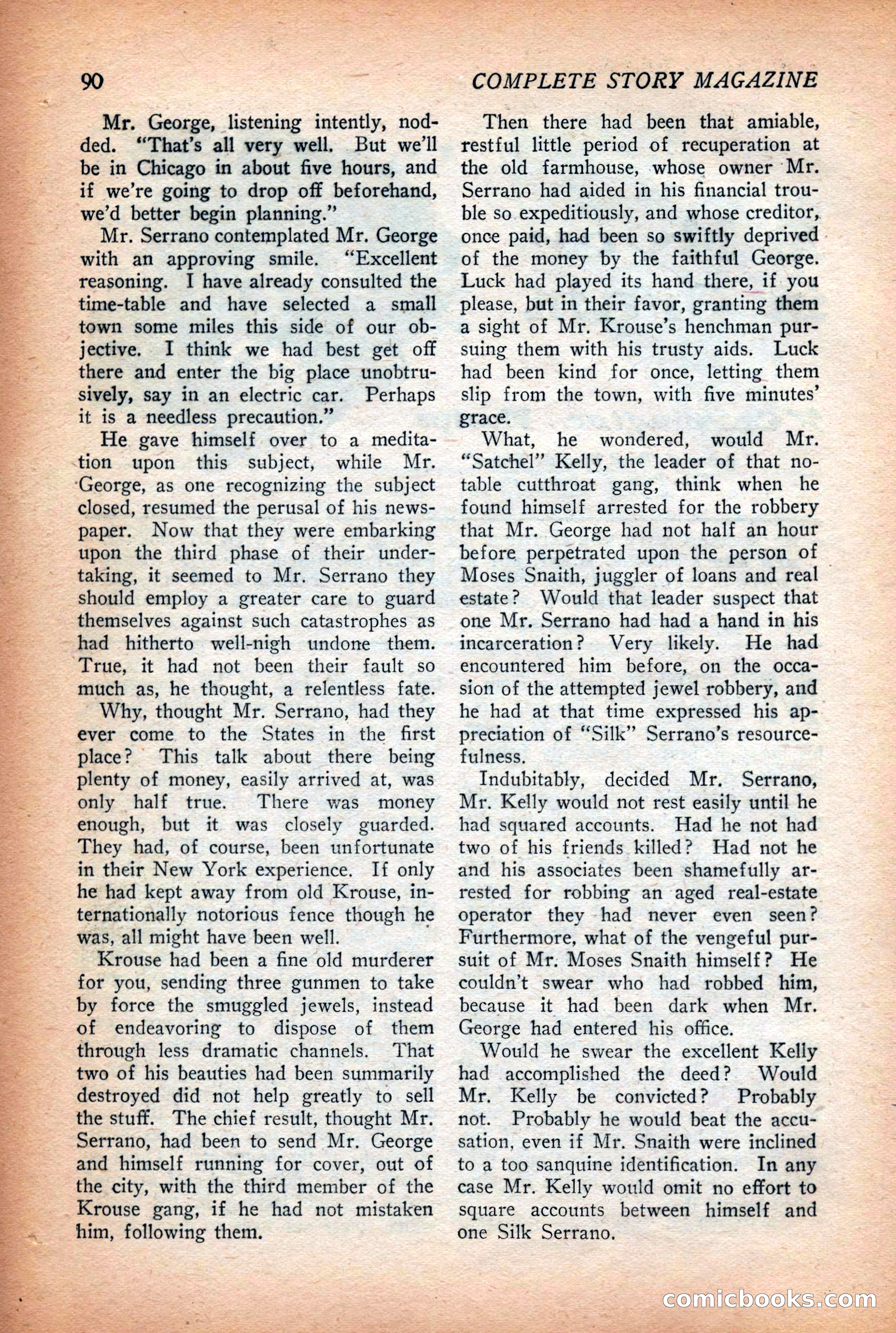 Complete Story Magazine, Vol. 4, No. 2 — page 100 of 172