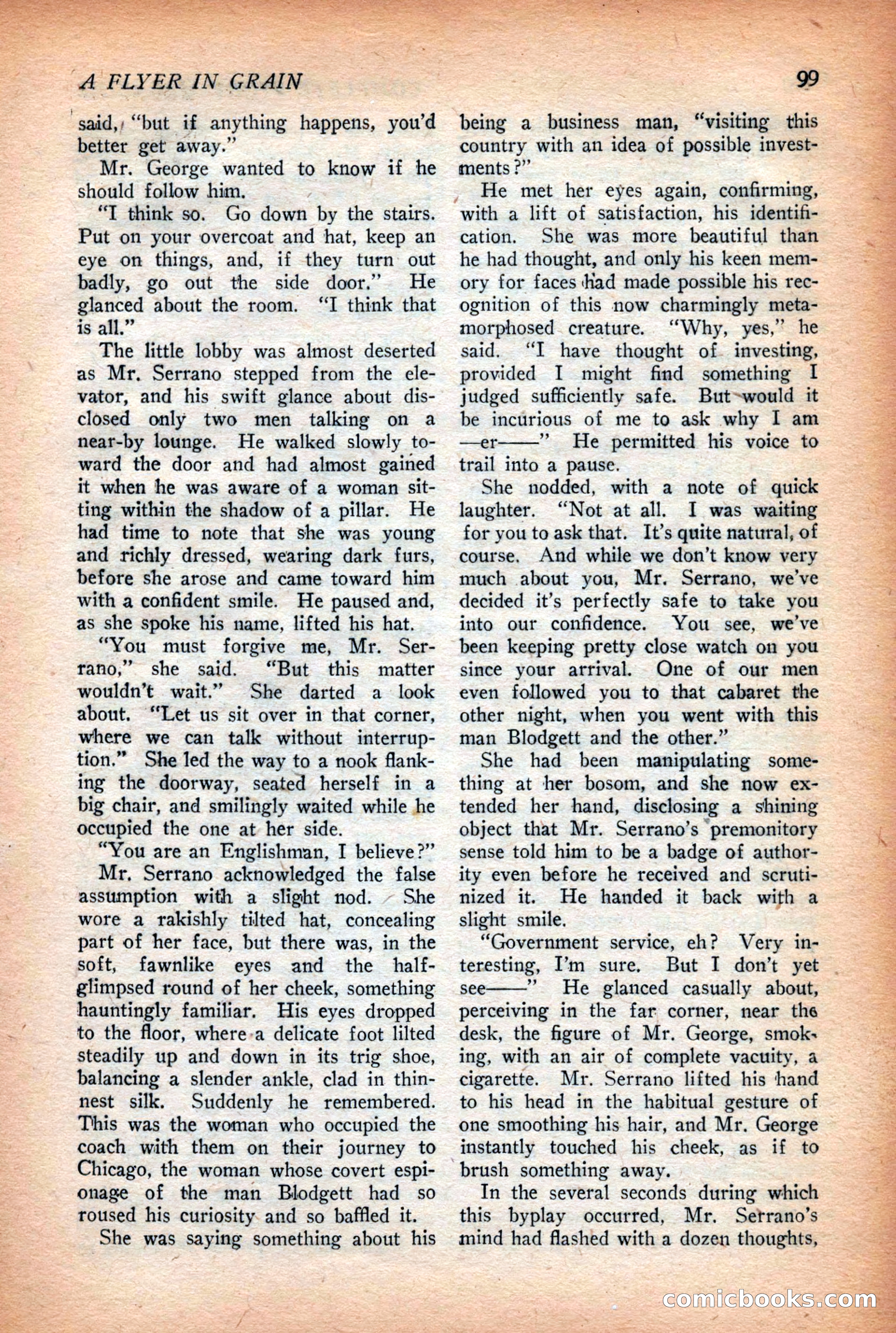 Complete Story Magazine, Vol. 4, No. 2 — page 109 of 172