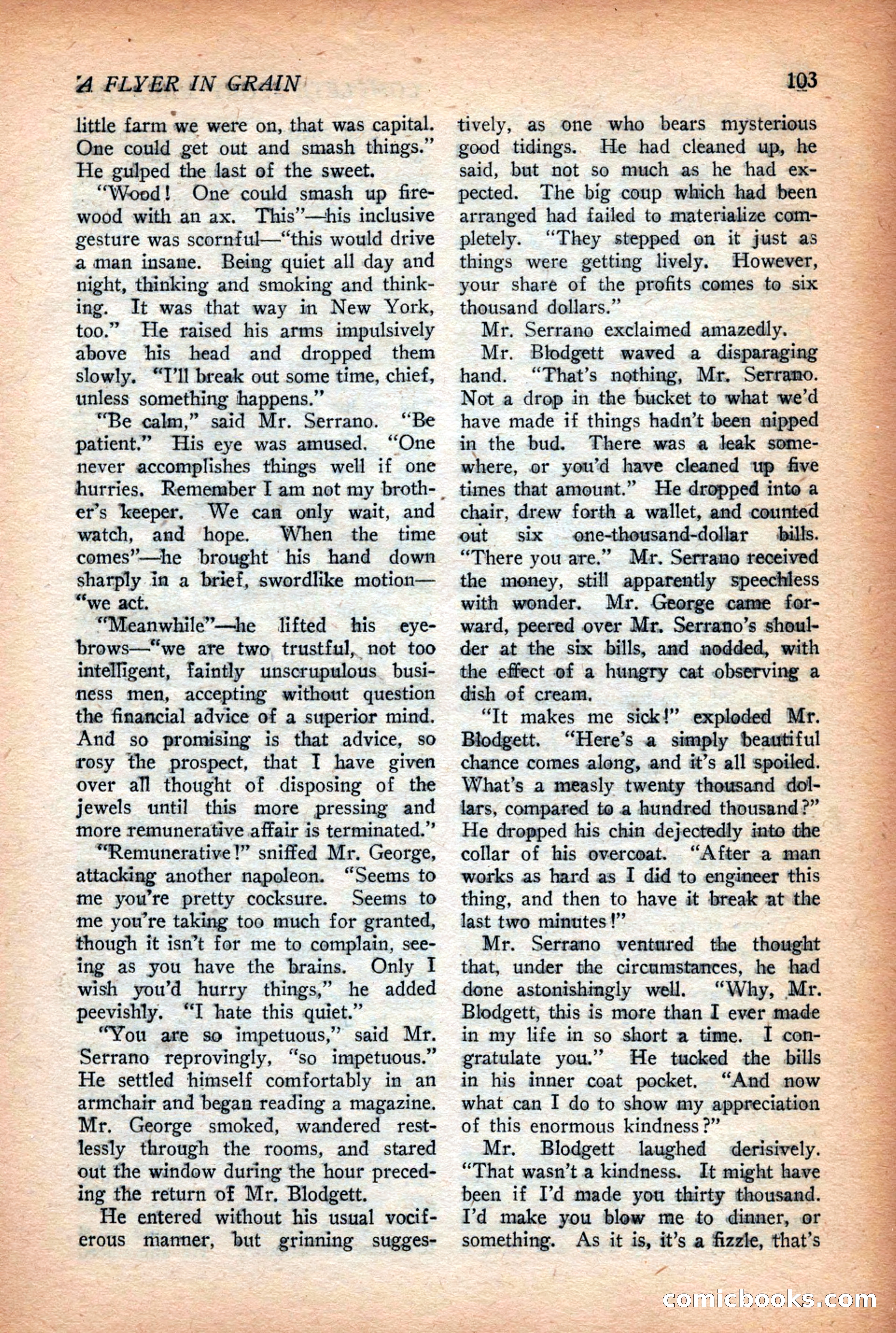 Complete Story Magazine, Vol. 4, No. 2 — page 113 of 172