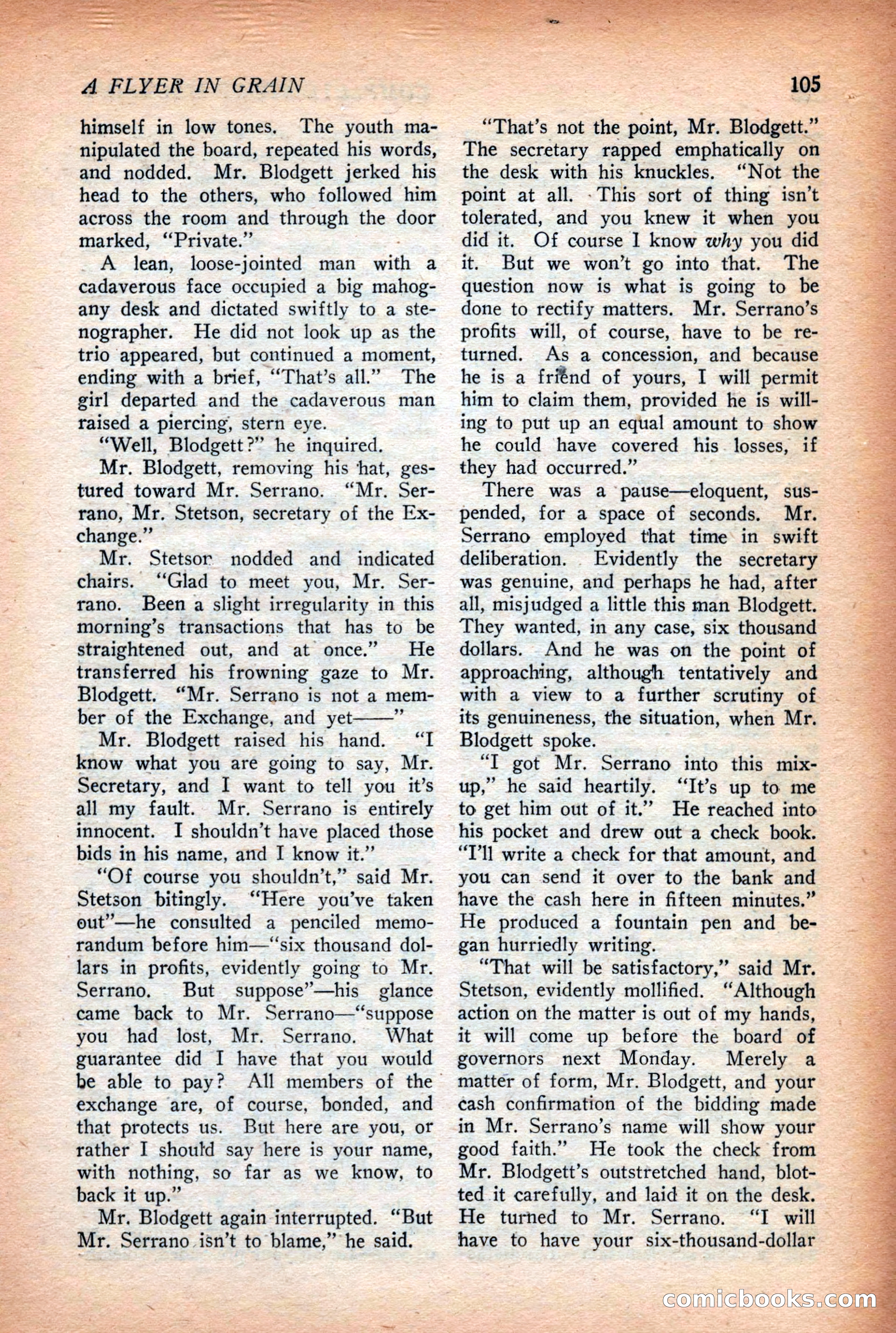 Complete Story Magazine, Vol. 4, No. 2 — page 115 of 172