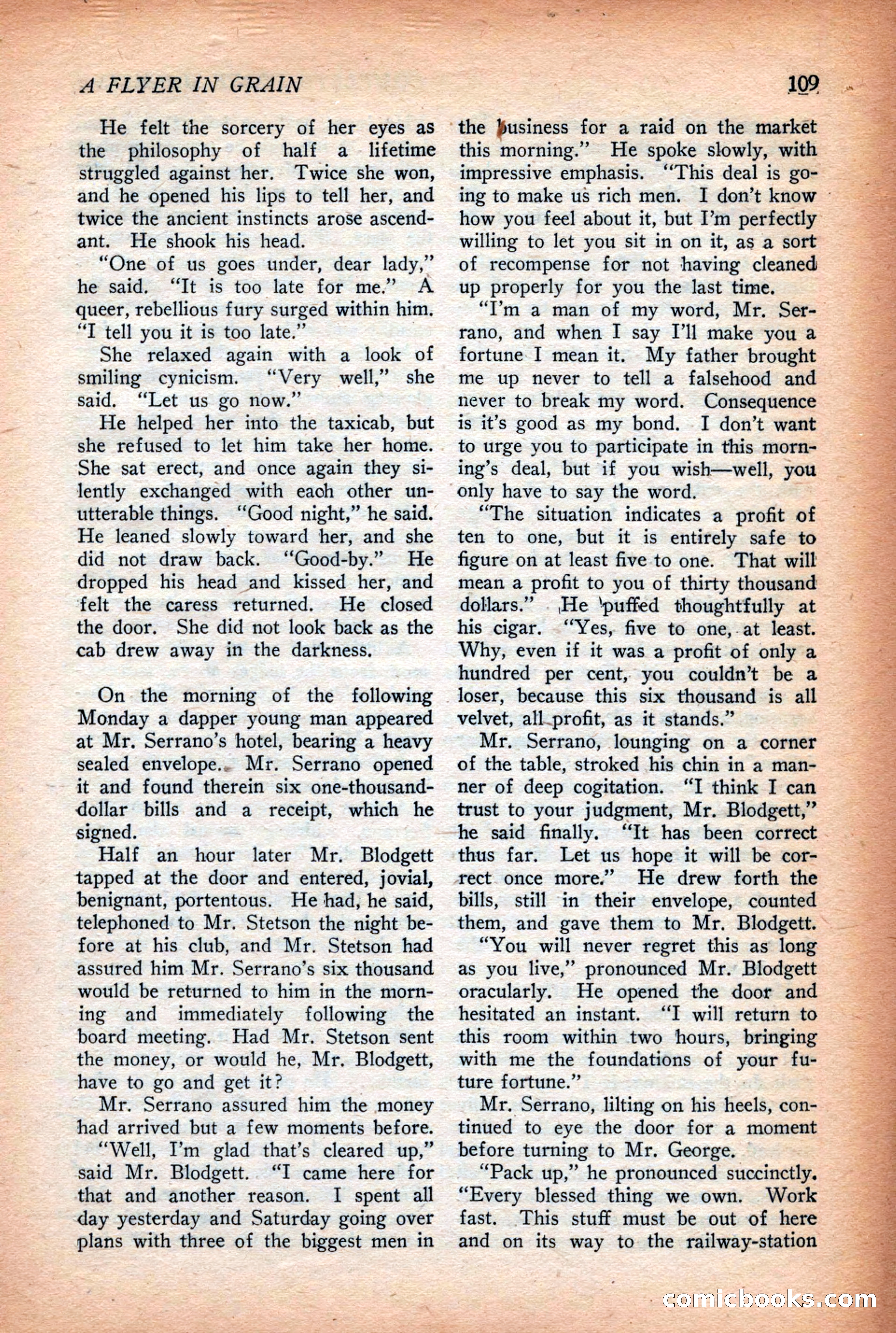 Complete Story Magazine, Vol. 4, No. 2 — page 119 of 172