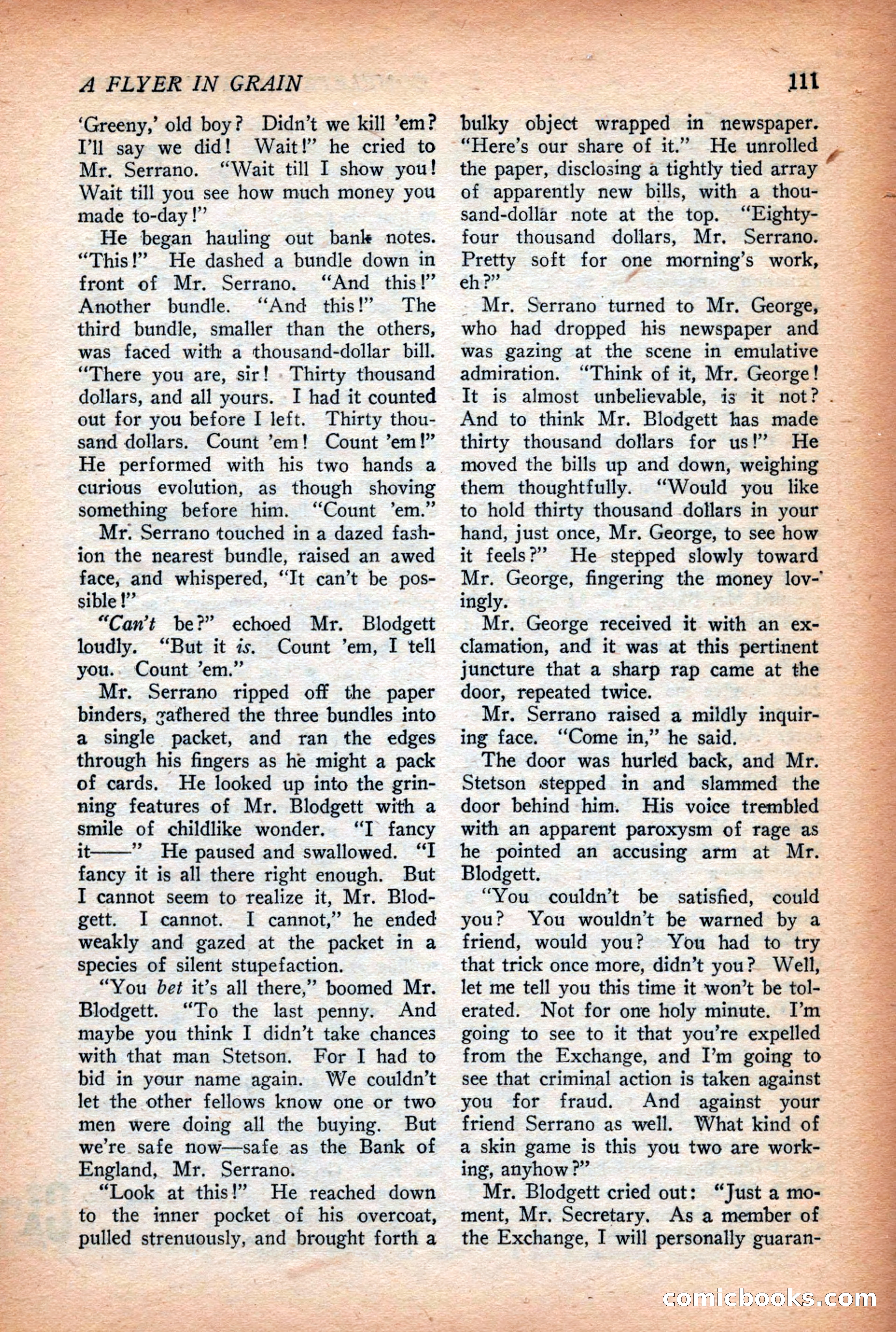 Complete Story Magazine, Vol. 4, No. 2 — page 121 of 172