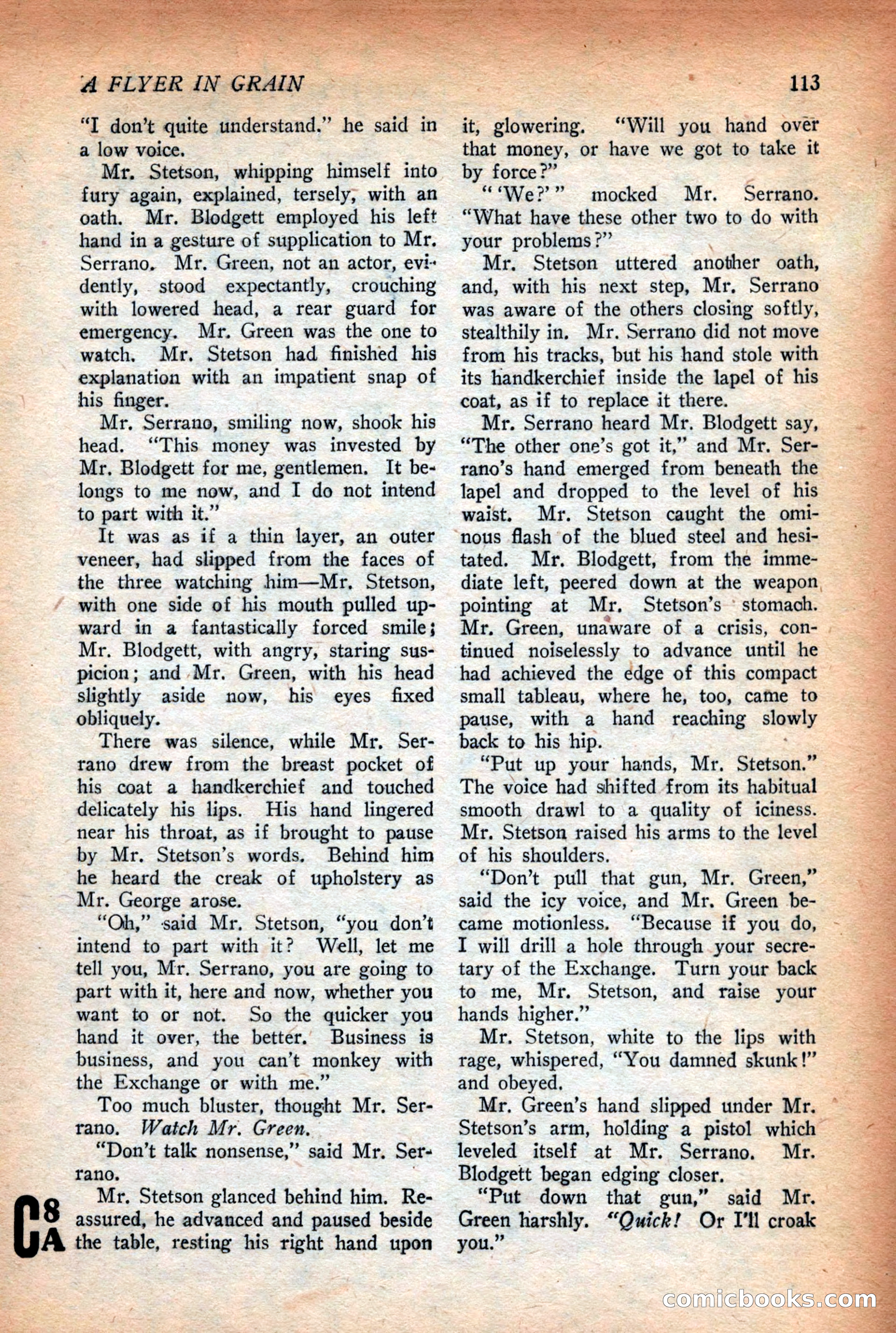 Complete Story Magazine, Vol. 4, No. 2 — page 123 of 172