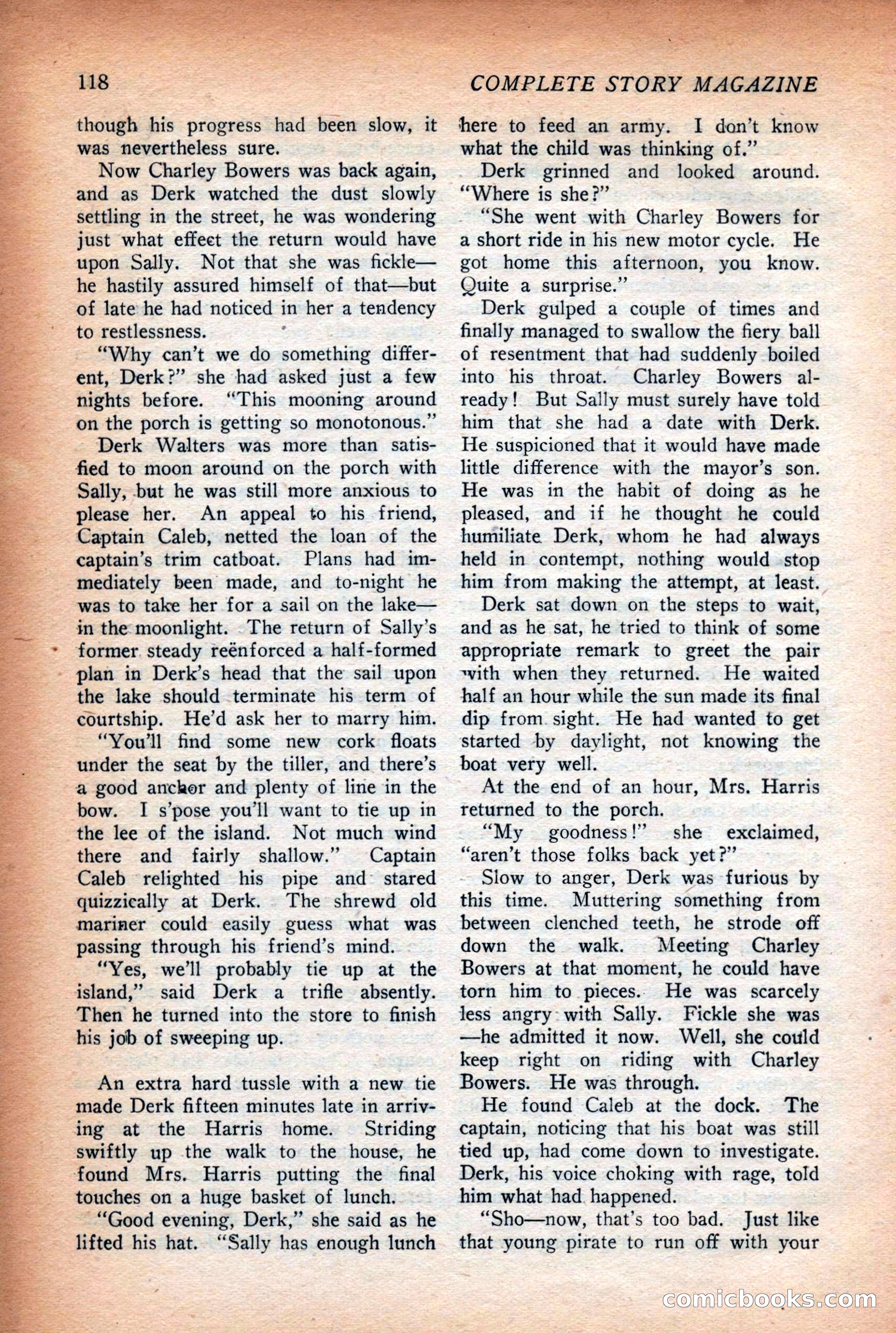 Complete Story Magazine, Vol. 4, No. 2 — page 128 of 172