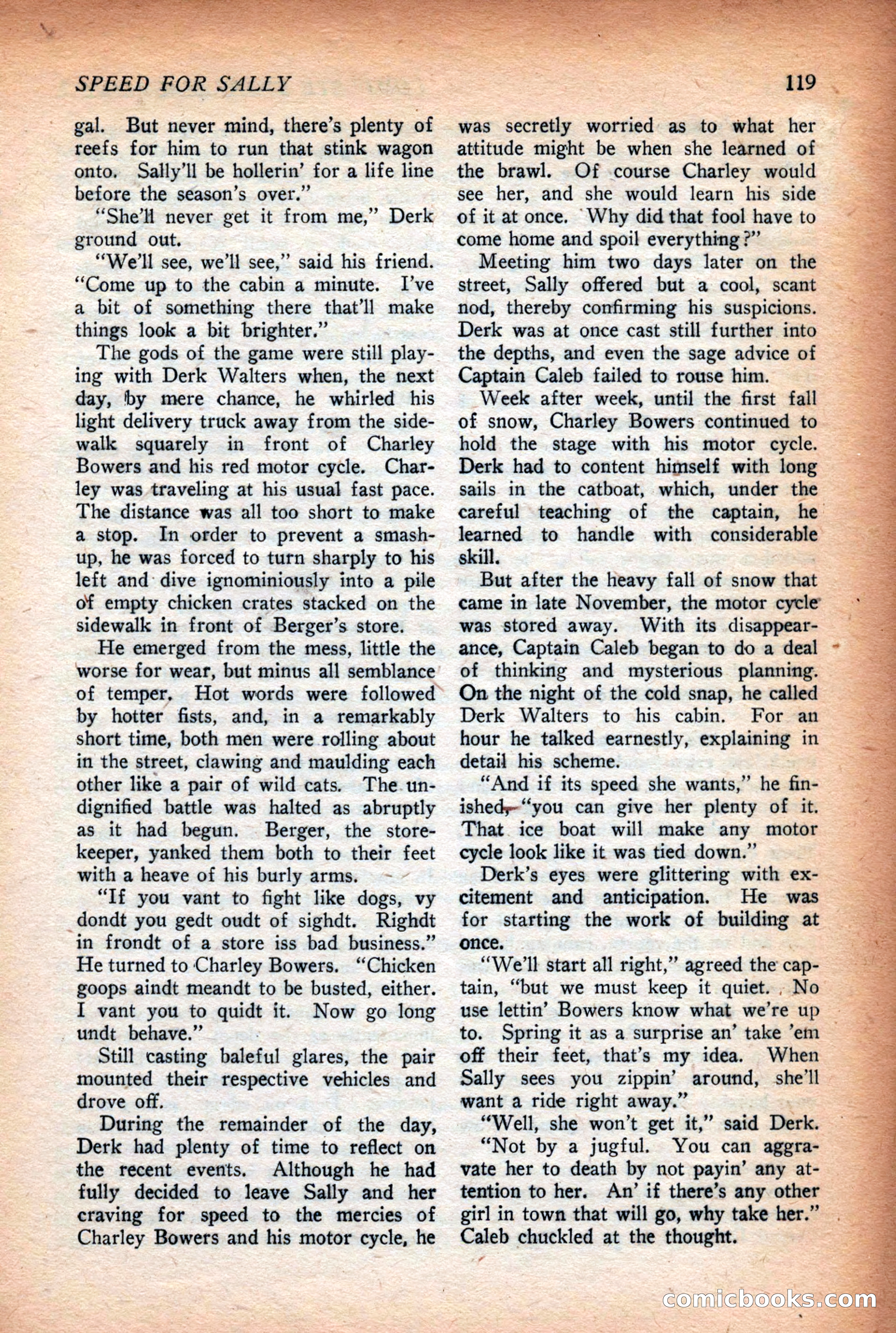 Complete Story Magazine, Vol. 4, No. 2 — page 129 of 172