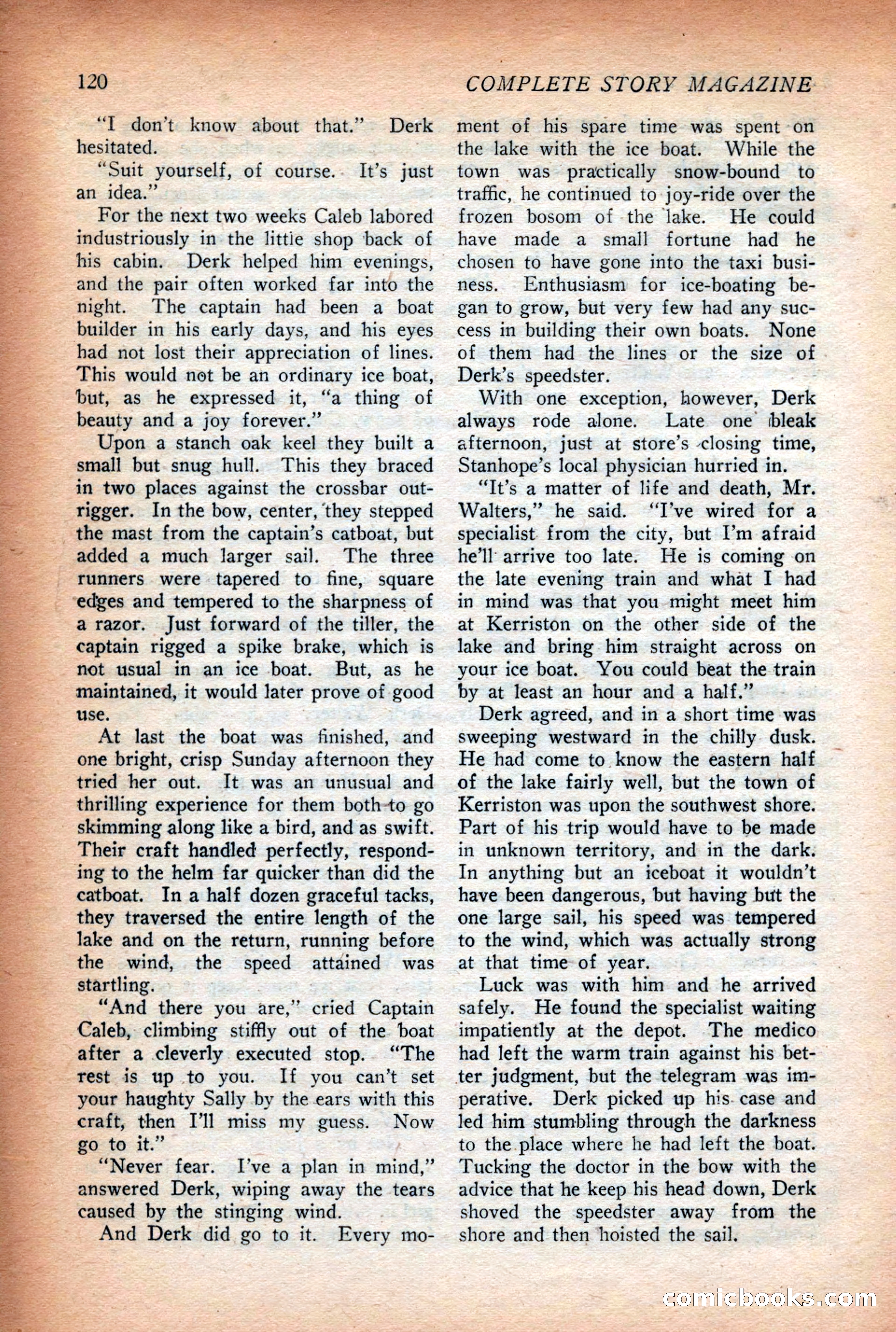 Complete Story Magazine, Vol. 4, No. 2 — page 130 of 172