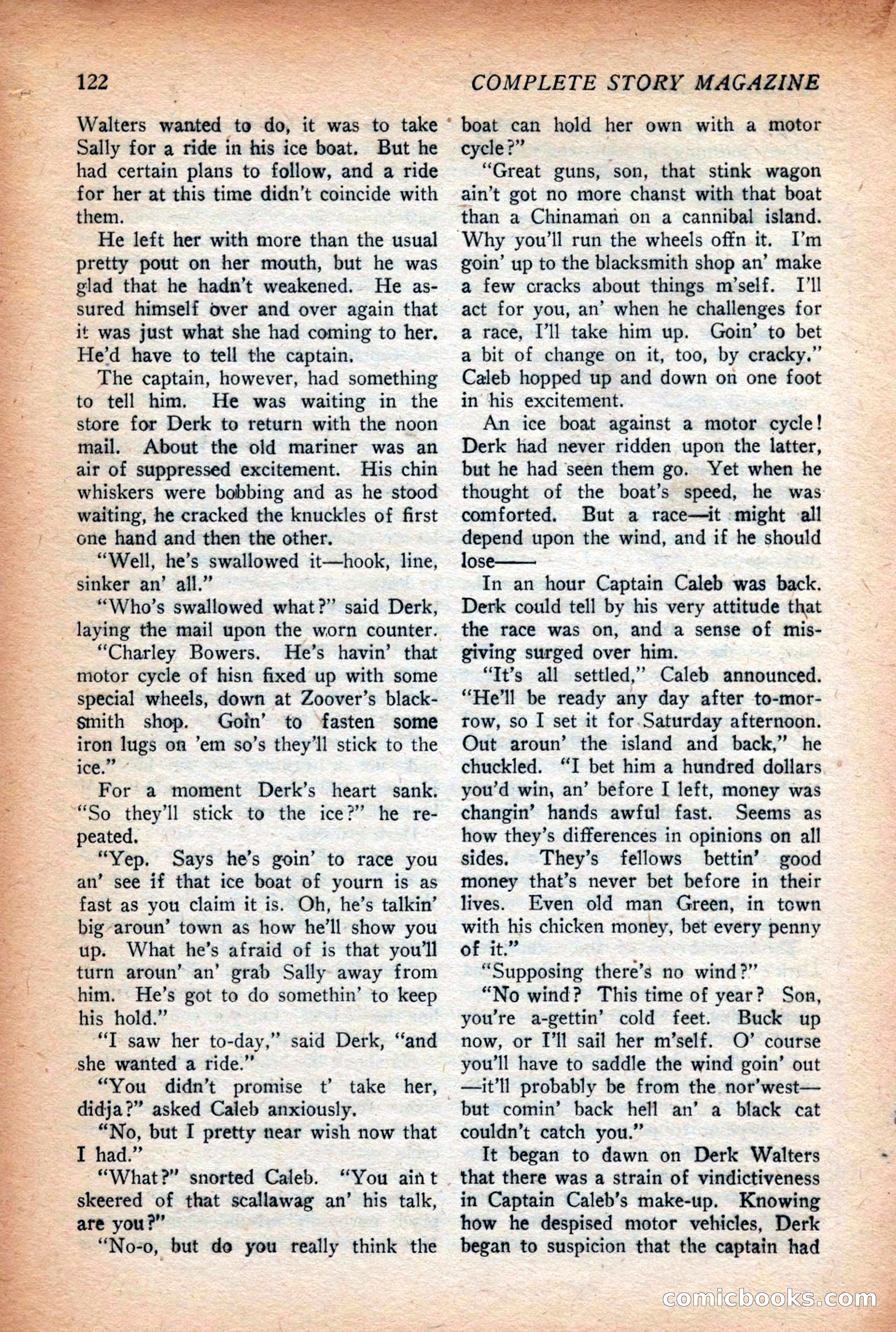 Complete Story Magazine, Vol. 4, No. 2 — page 132 of 172