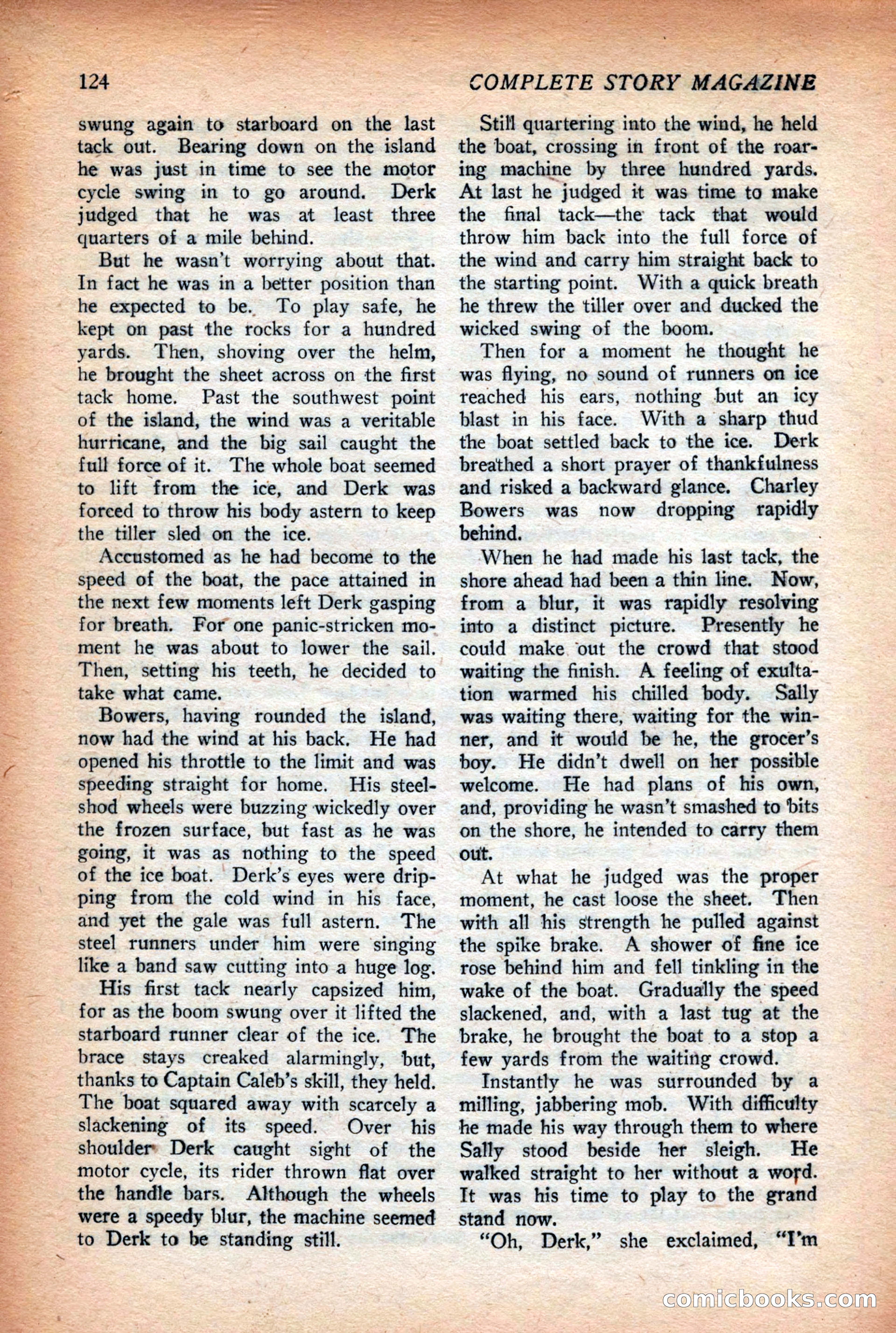 Complete Story Magazine, Vol. 4, No. 2 — page 134 of 172