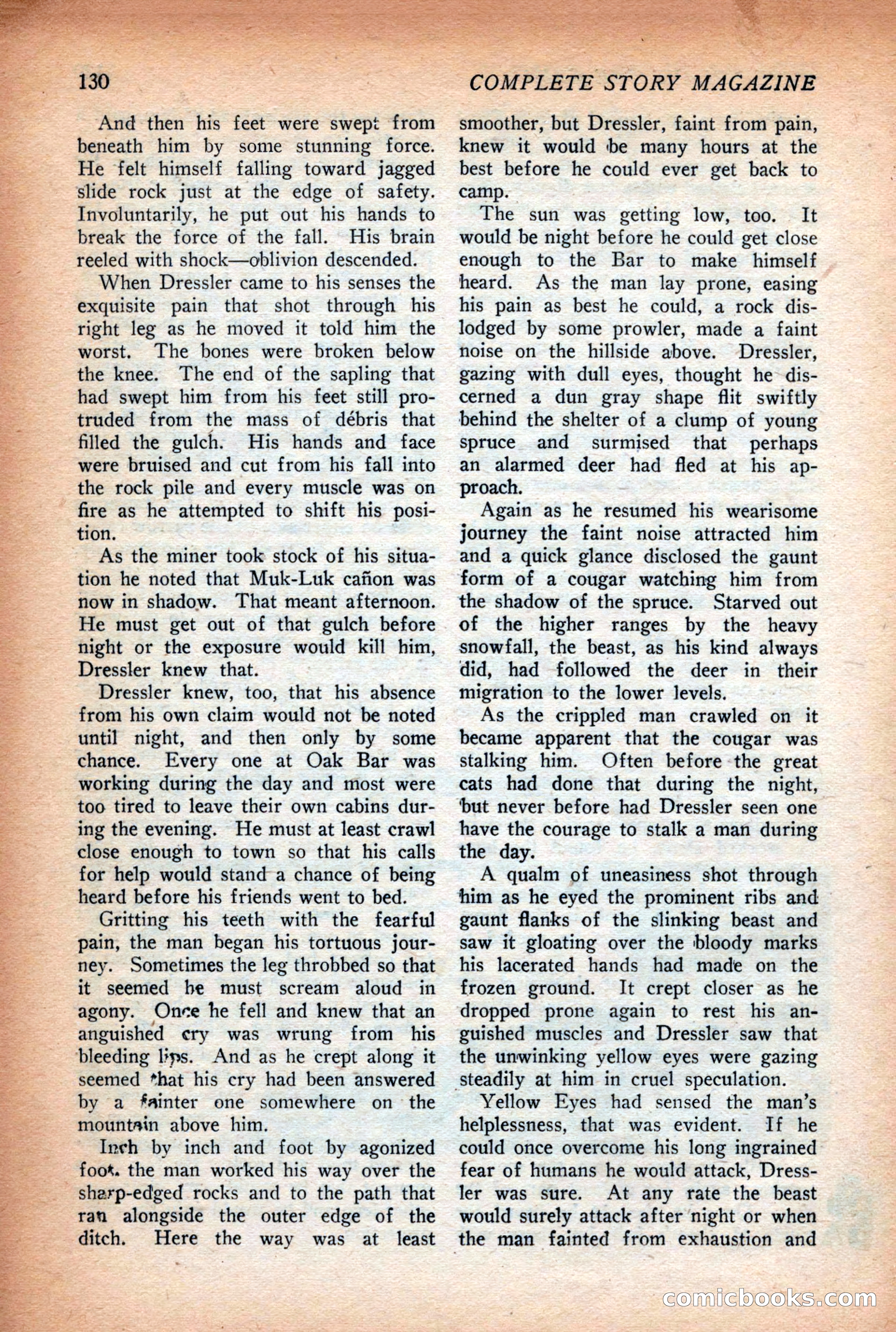 Complete Story Magazine, Vol. 4, No. 2 — page 140 of 172