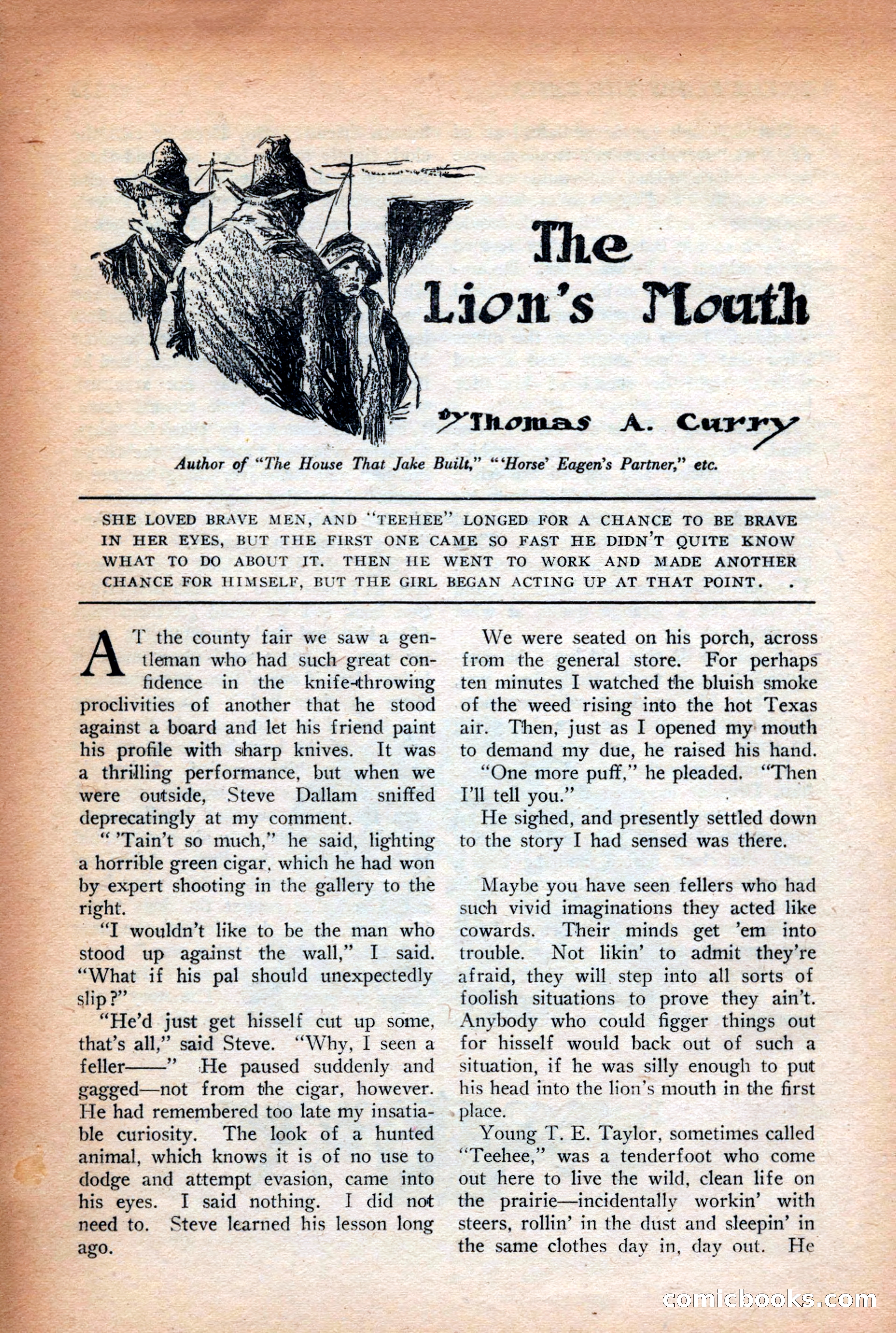 Complete Story Magazine, Vol. 4, No. 2 — page 144 of 172