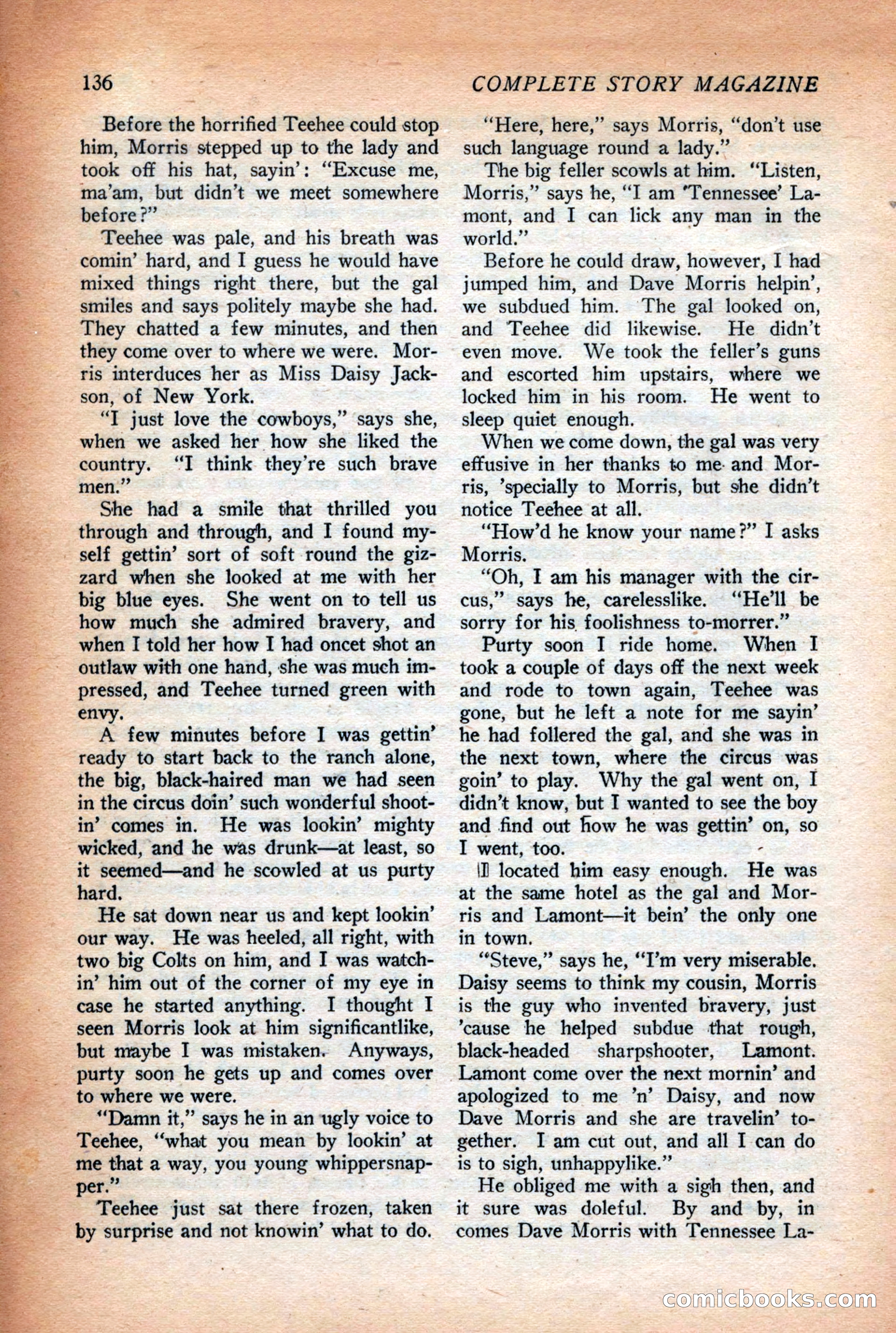 Complete Story Magazine, Vol. 4, No. 2 — page 146 of 172