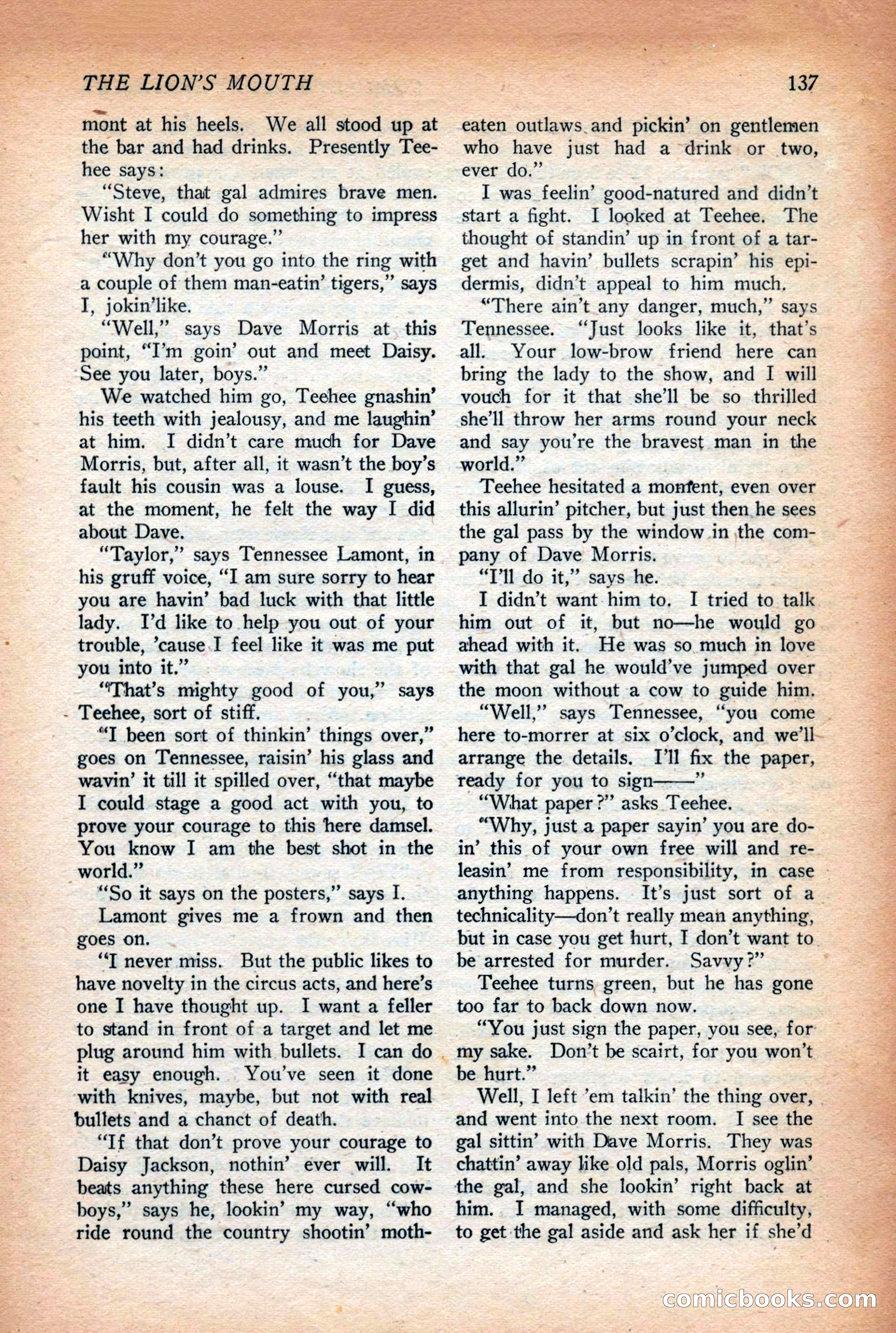 Complete Story Magazine, Vol. 4, No. 2 — page 147 of 172