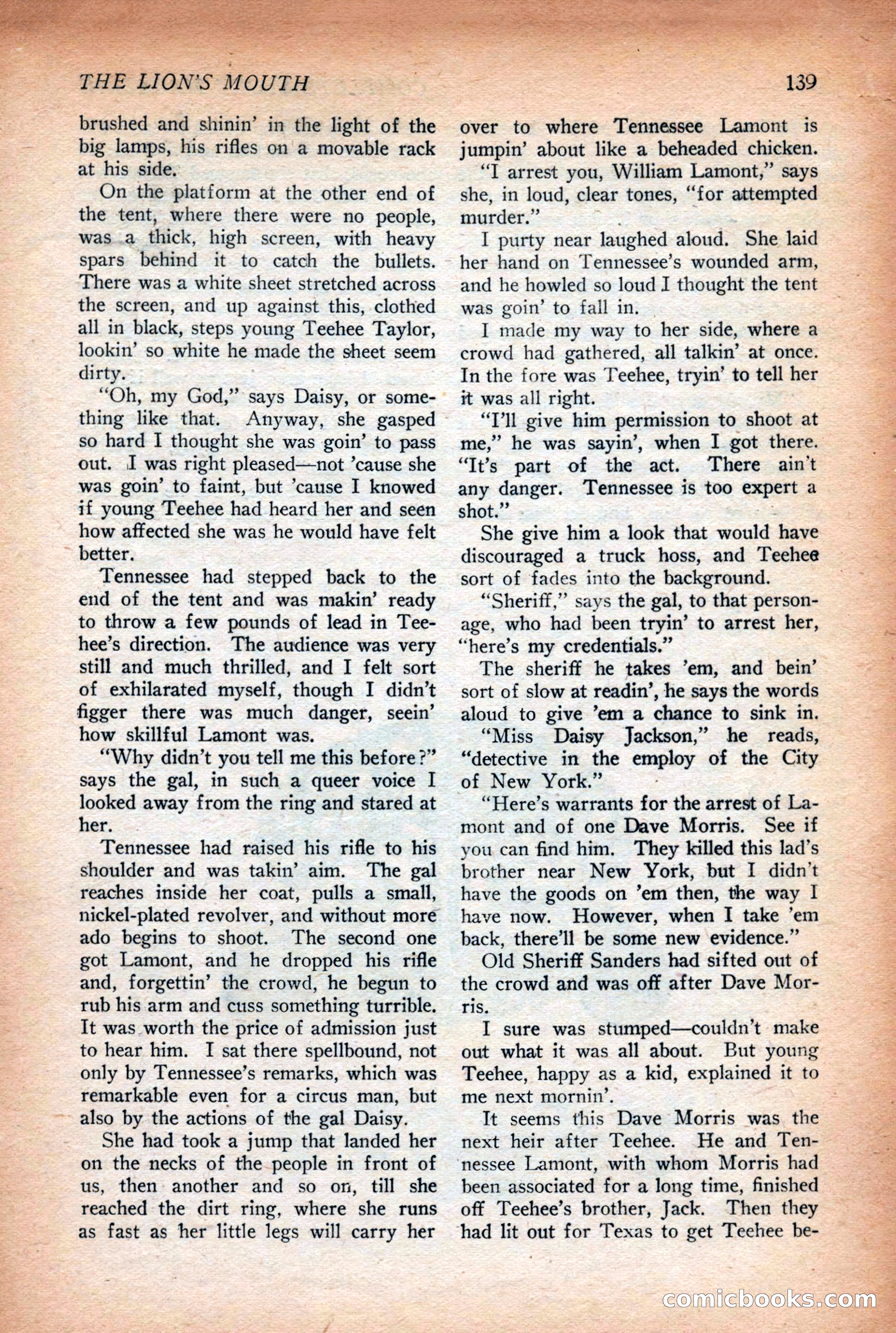 Complete Story Magazine, Vol. 4, No. 2 — page 149 of 172