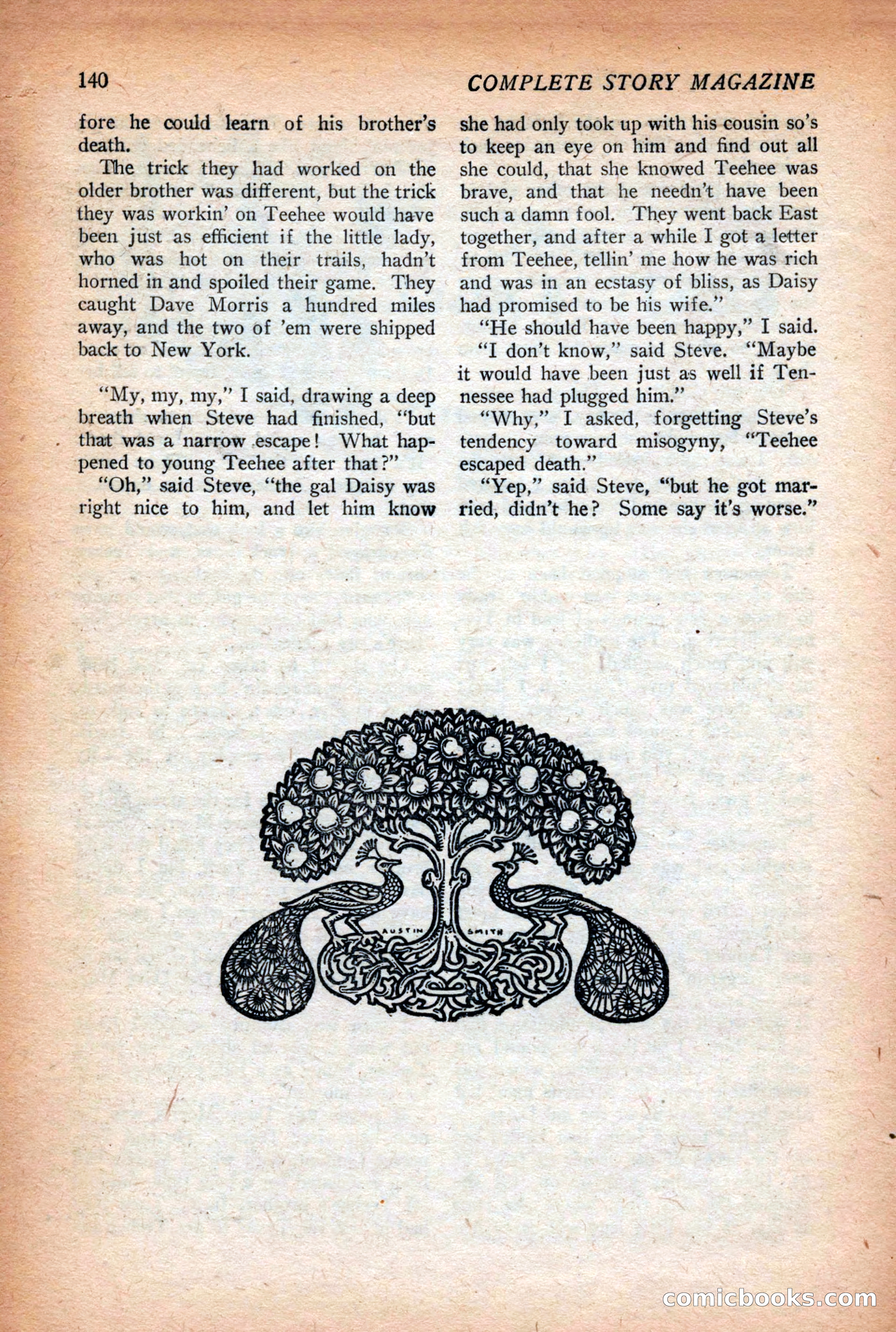 Complete Story Magazine, Vol. 4, No. 2 — page 150 of 172