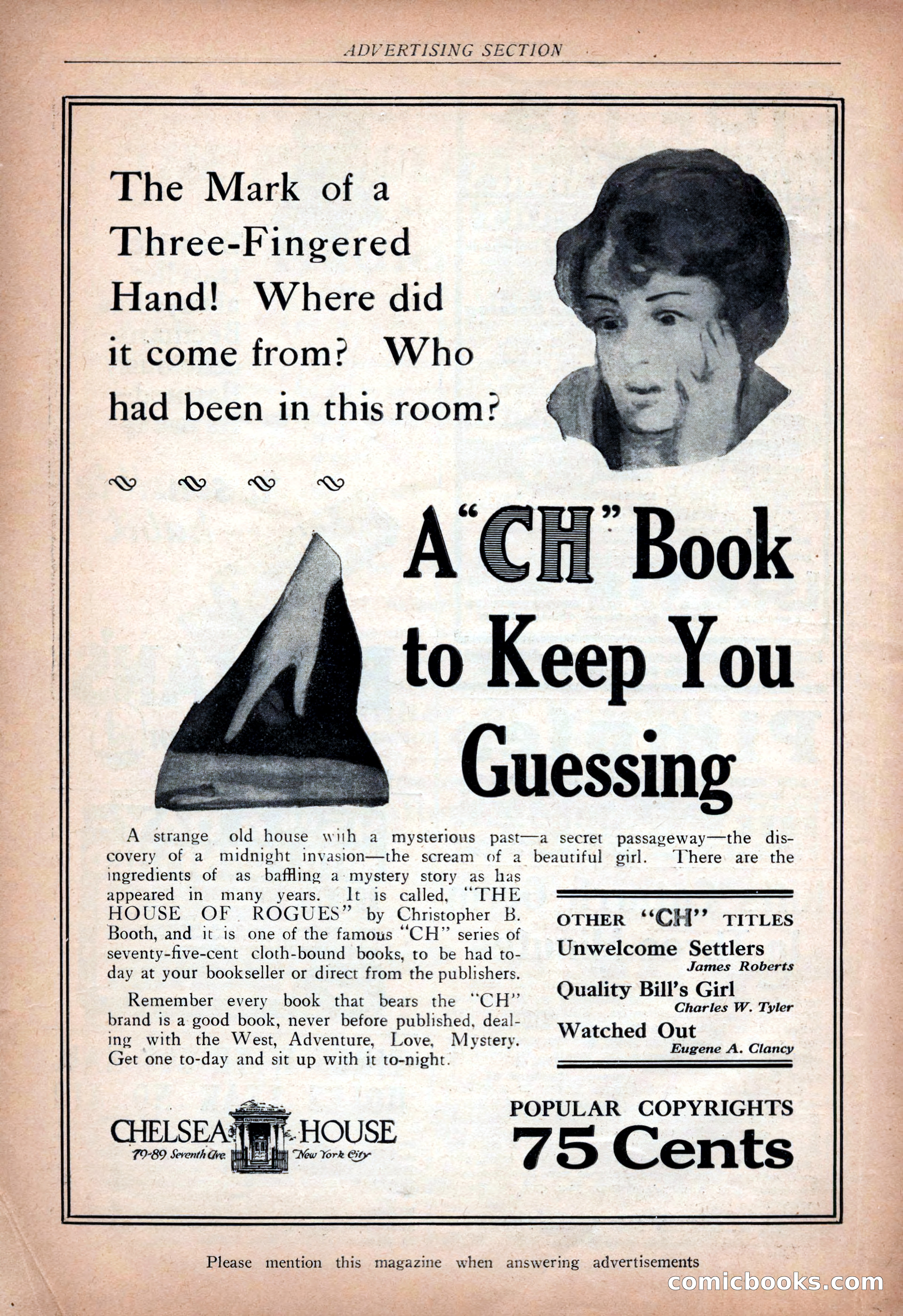 Complete Story Magazine, Vol. 4, No. 2 — page 166 of 172