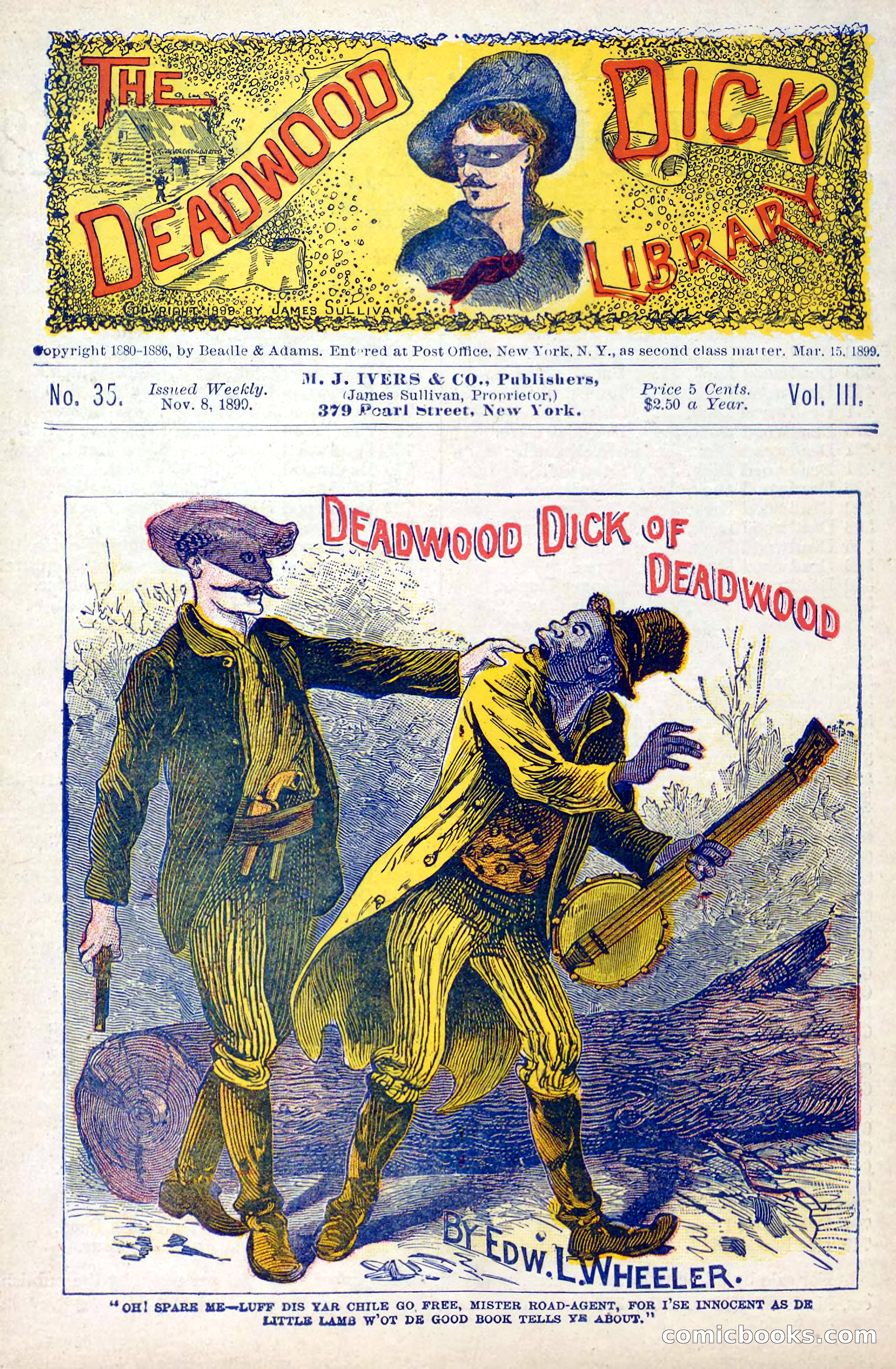 The Deadwood Dick Library, Vol. III, No. 35 — page 1 of 42
