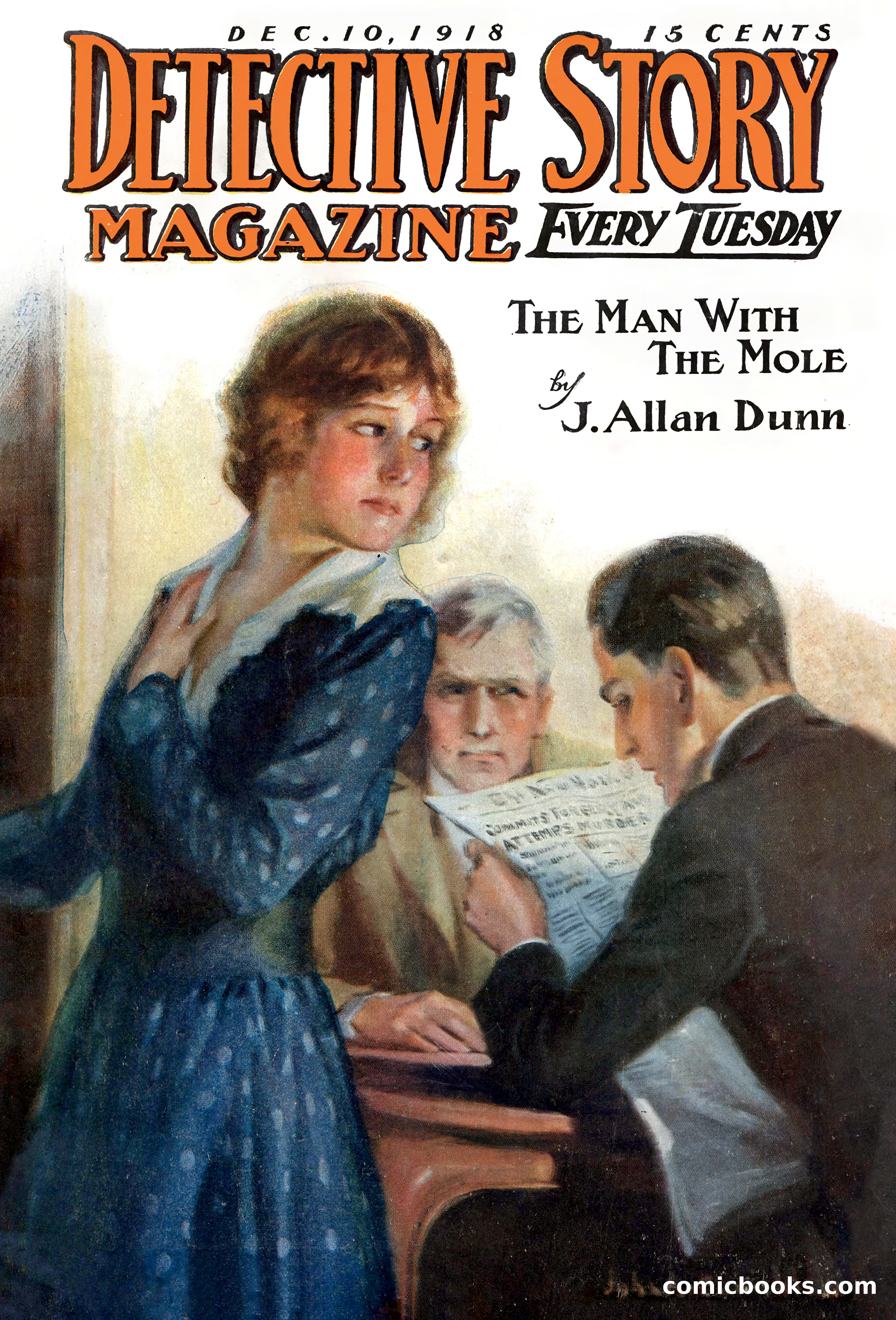 Detective Story Magazine, December 10, 1918 — page 1 of 164