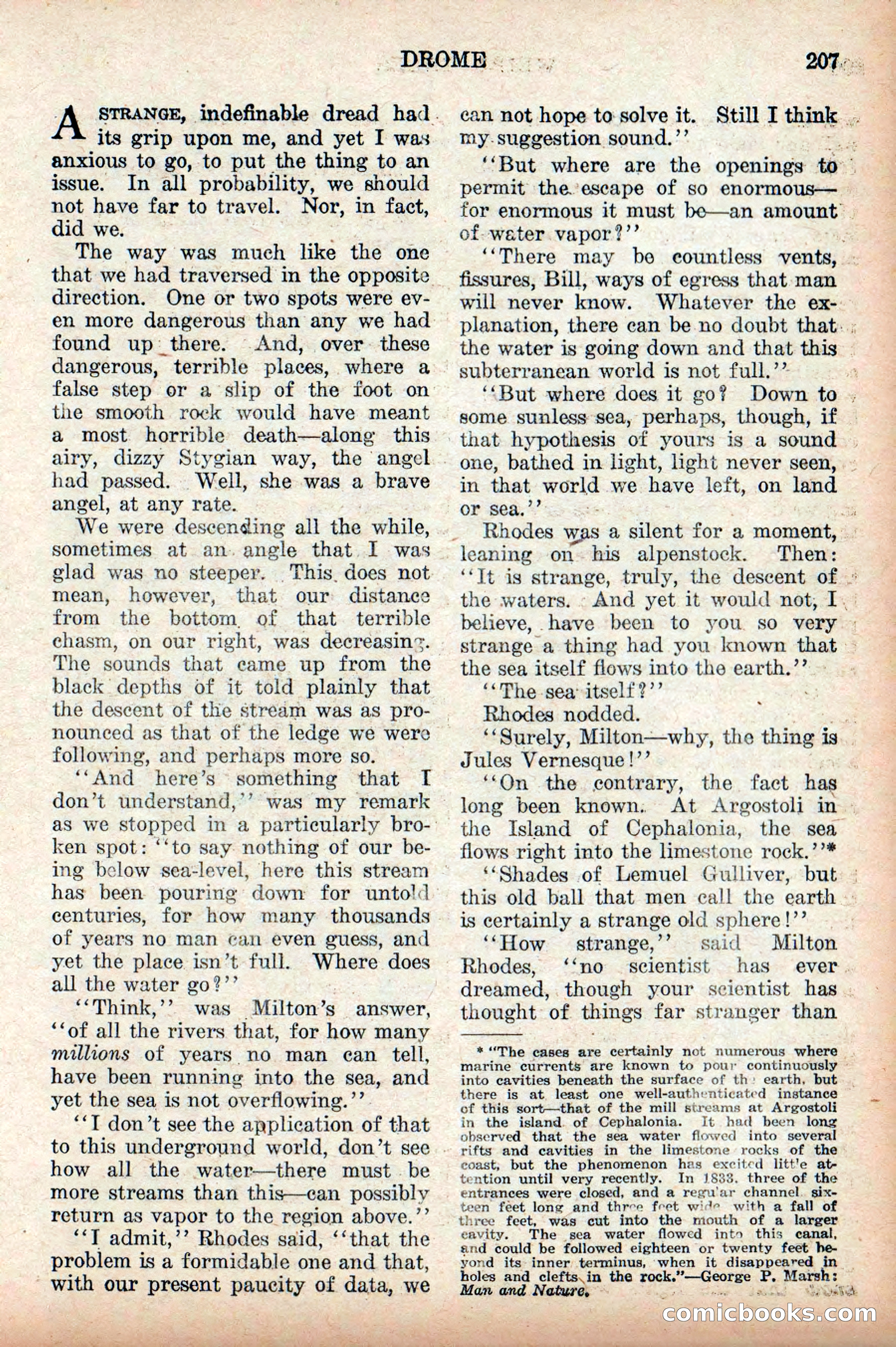 Weird Tales: "Drome" by John Martin Leahy — page 43 of 110