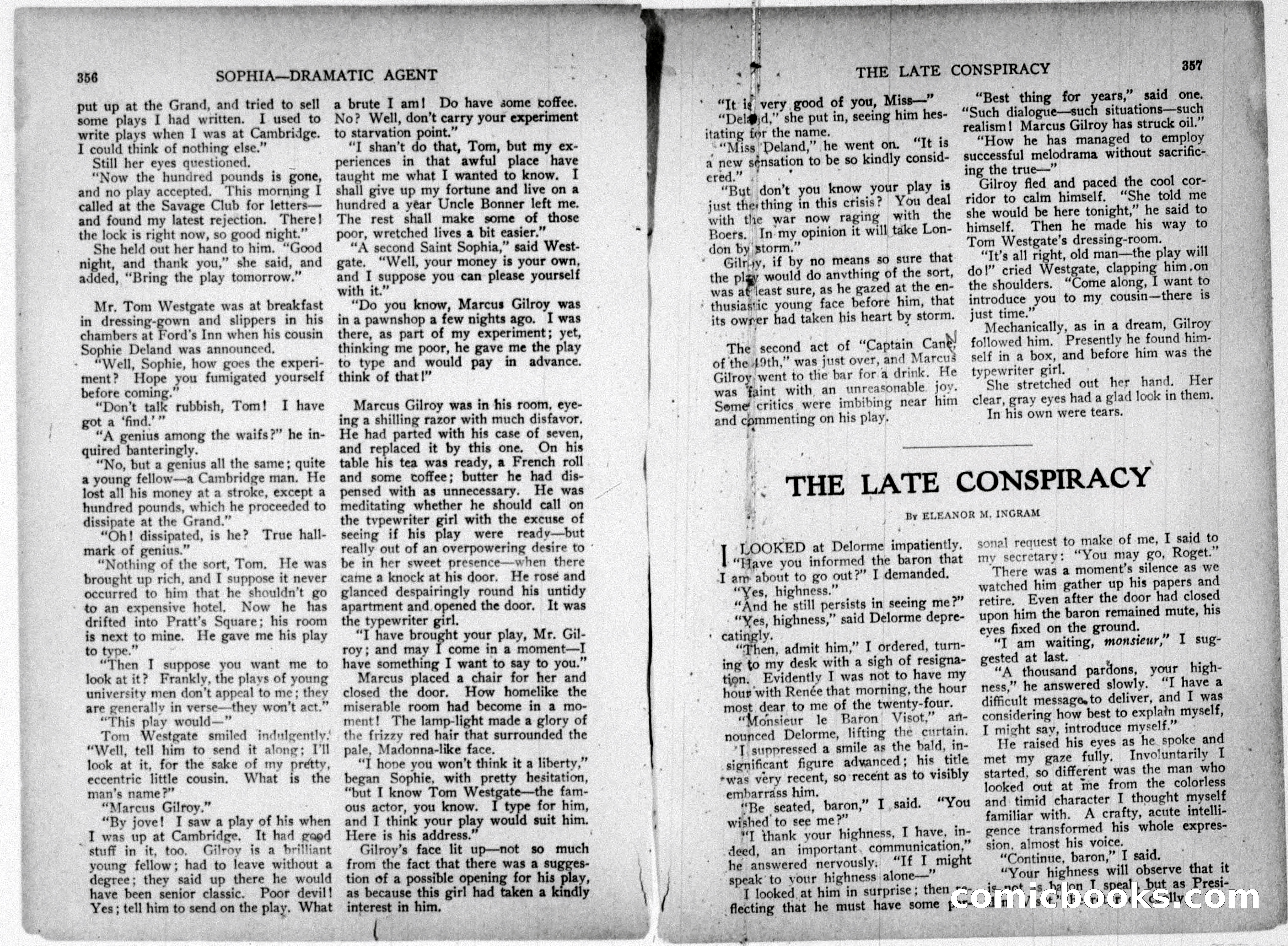 The Late Conspiracy — page 1 of 4